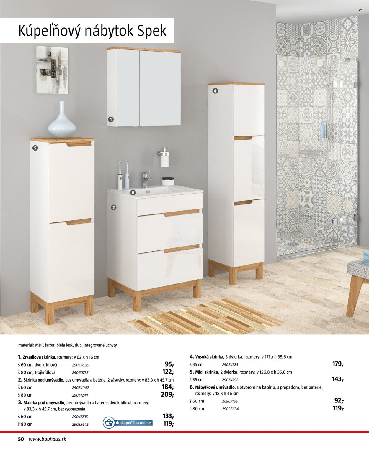 HORNBACH leták - Sanita (2025-10-30 - 2026-03-31) | 50