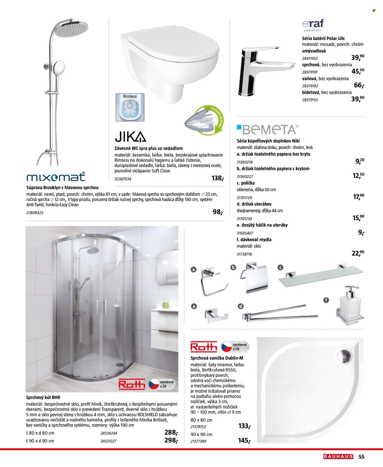 HORNBACH leták - Sanita (2025-10-30 - 2026-03-31) | 55