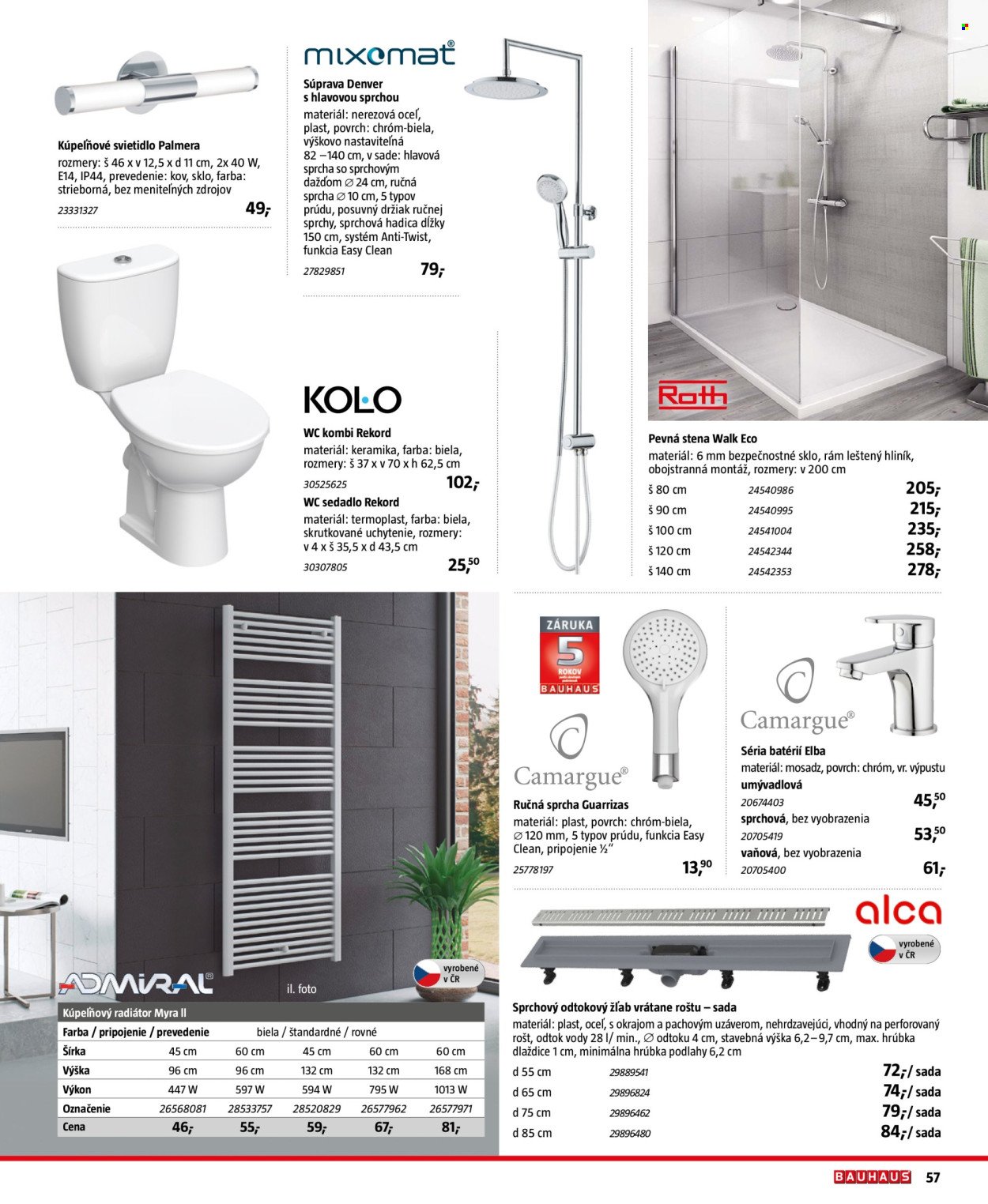 HORNBACH leták - Sanita (2025-10-30 - 2026-03-31) | 57