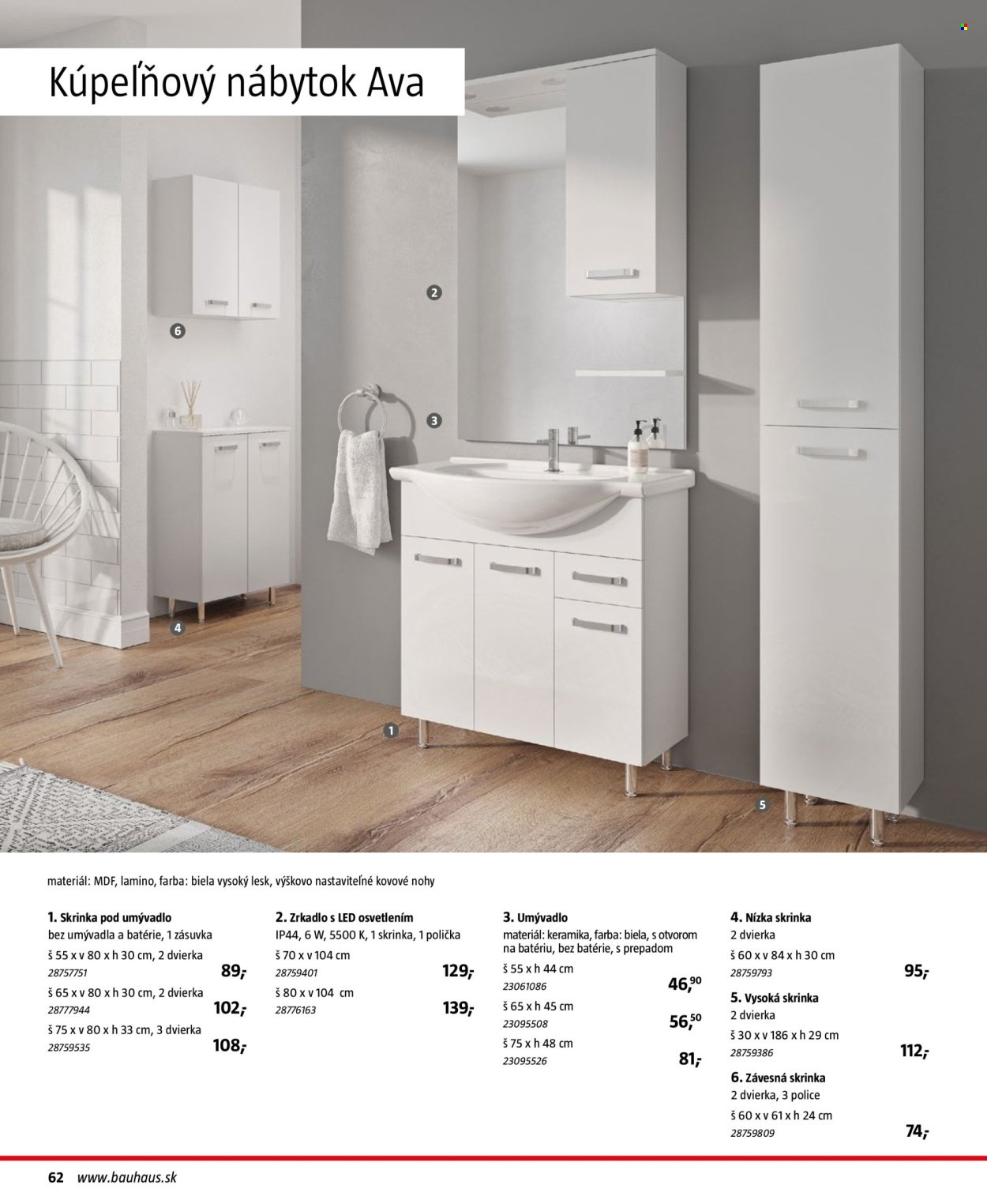 HORNBACH leták - Sanita (2025-10-30 - 2026-03-31) | 62