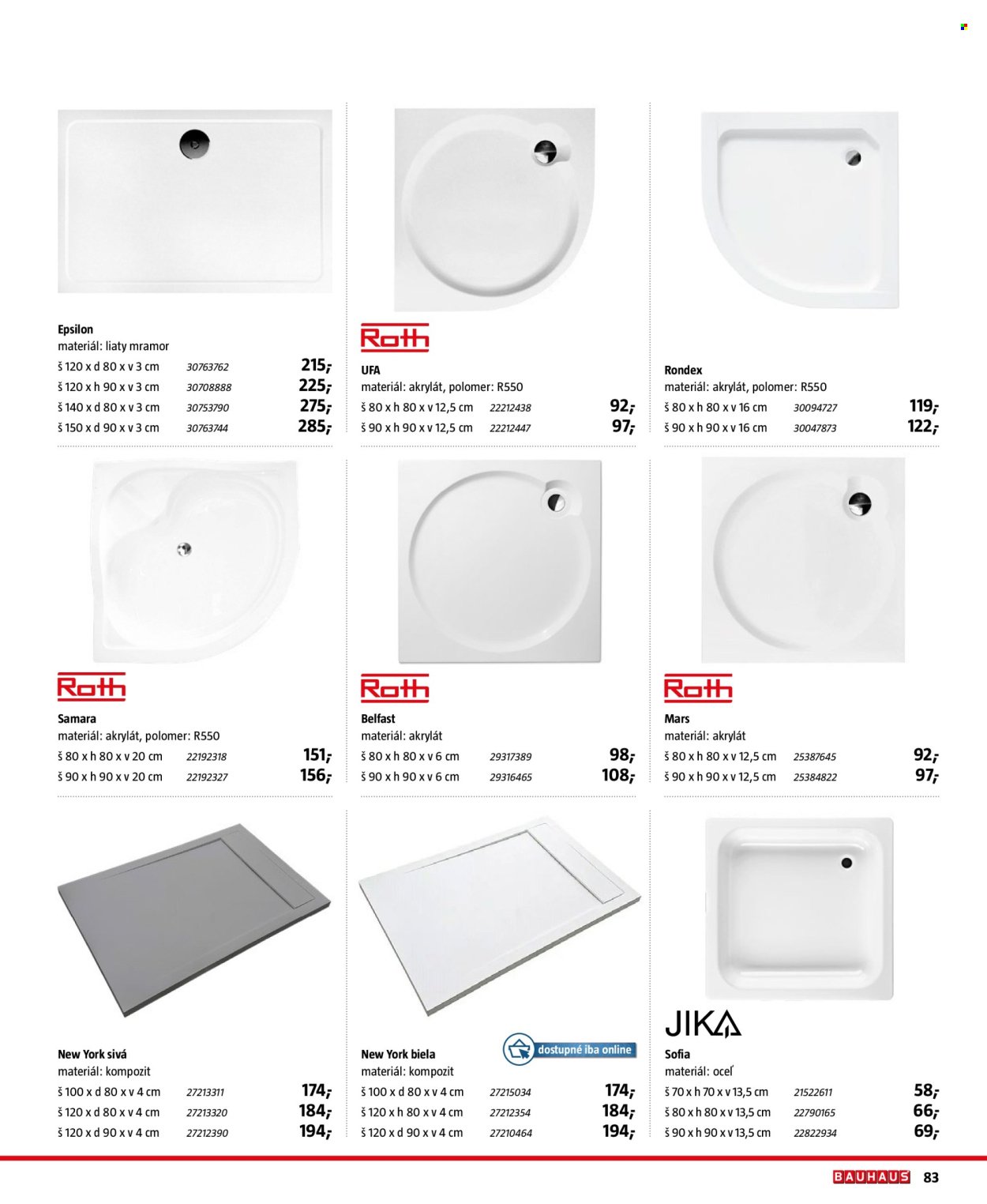 HORNBACH leták - Sanita (2025-10-30 - 2026-03-31) | 83