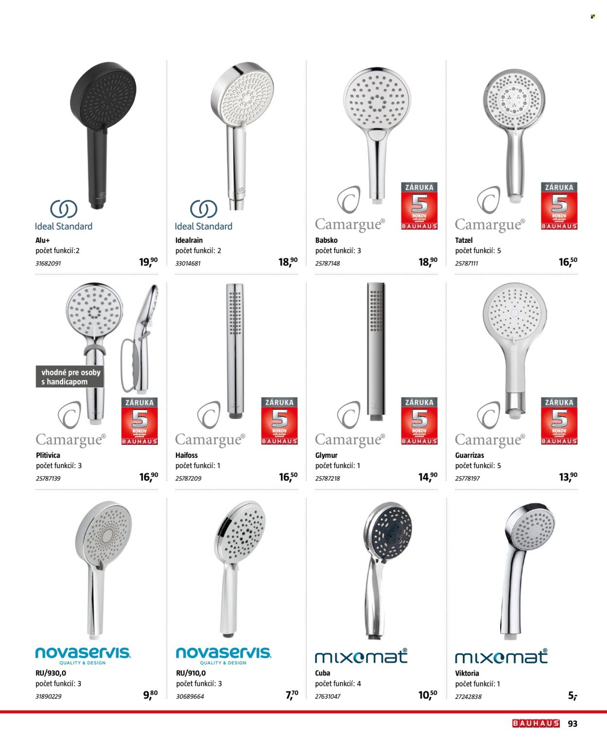 HORNBACH leták - Sanita (2025-10-30 - 2026-03-31) | 93