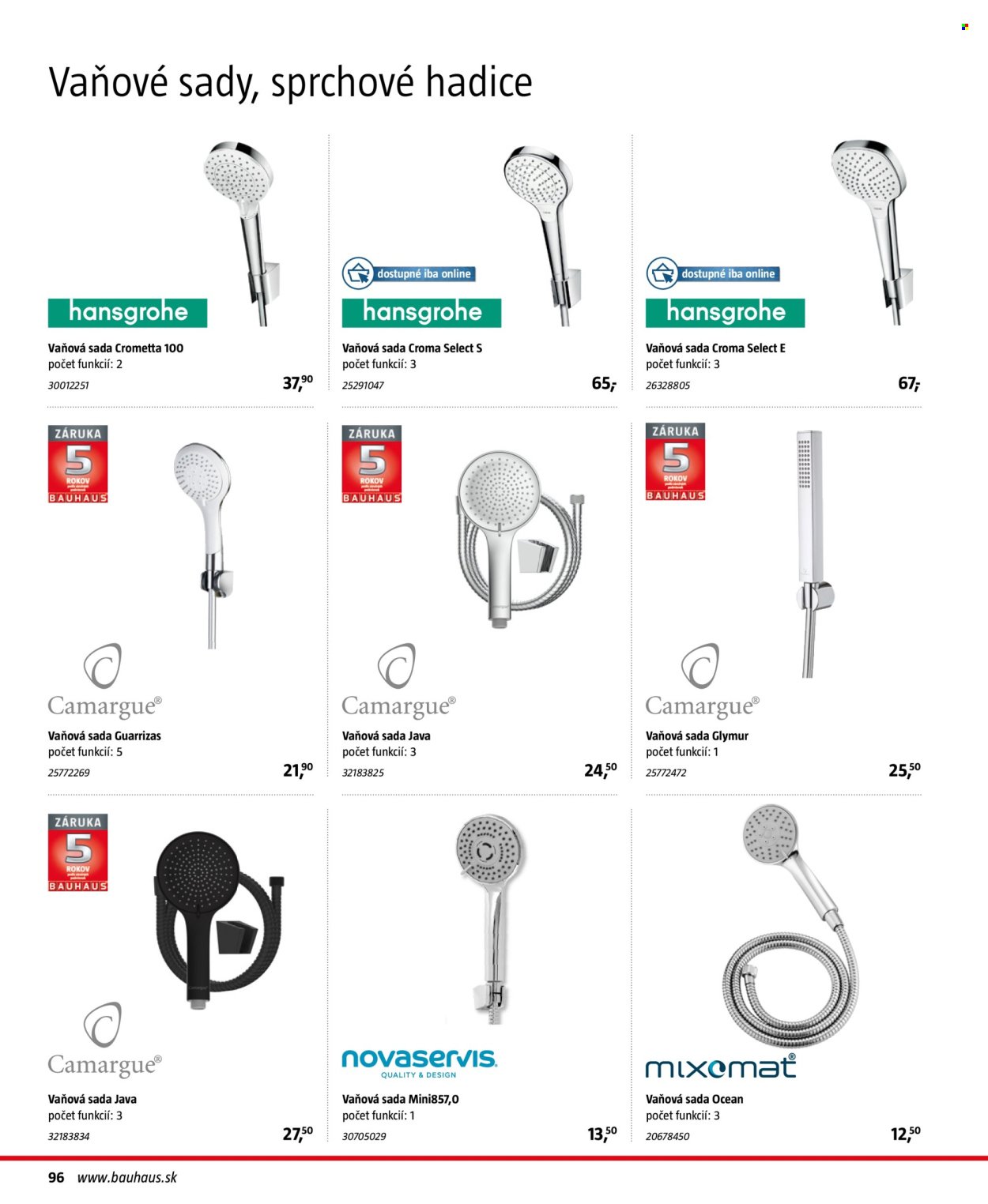 HORNBACH leták - Sanita (2025-10-30 - 2026-03-31) | 96