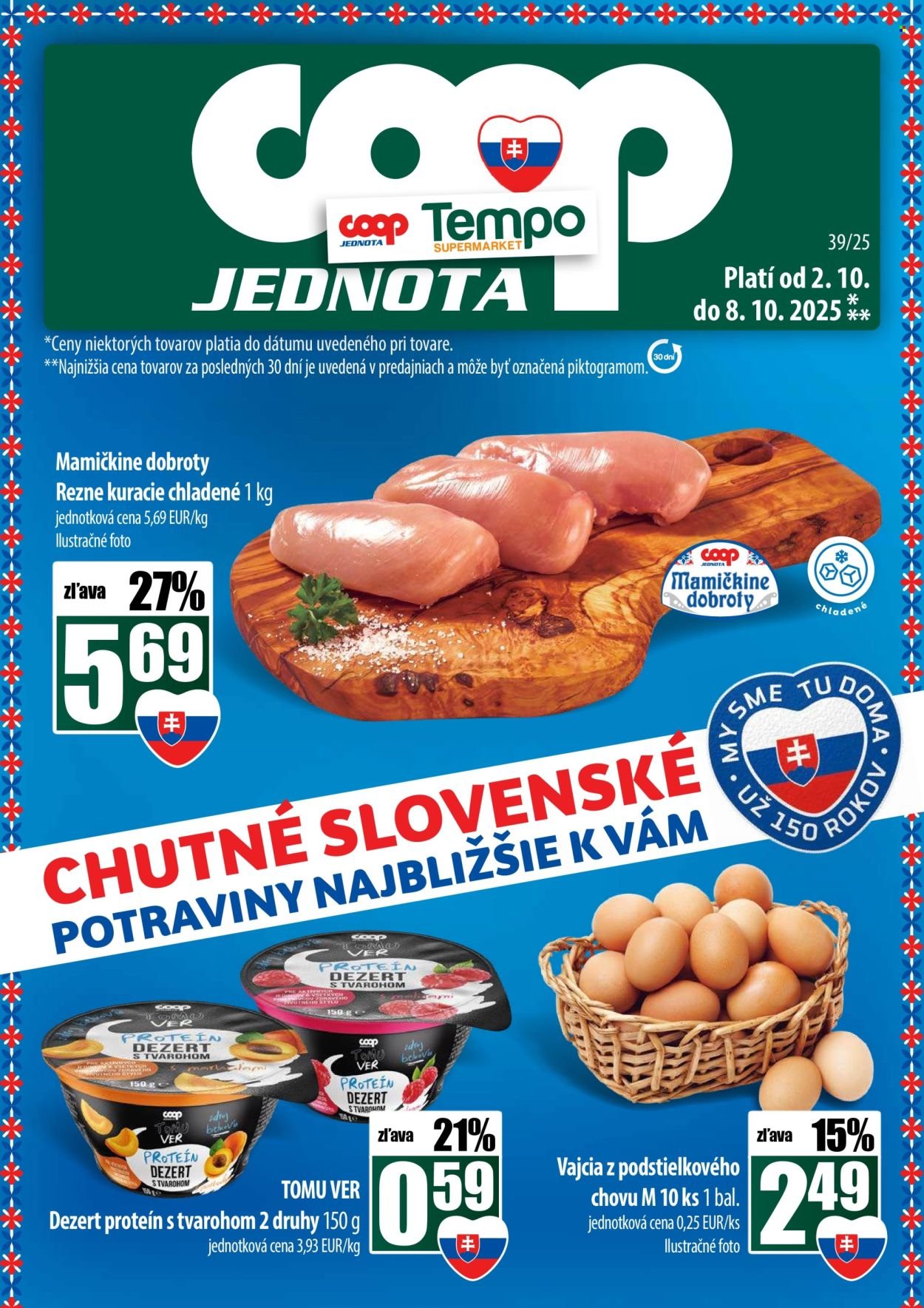 COOP JEDNOTA leták - Od štvrtka 2.10.2025 (2025-10-02 - 2025-10-08) | 1