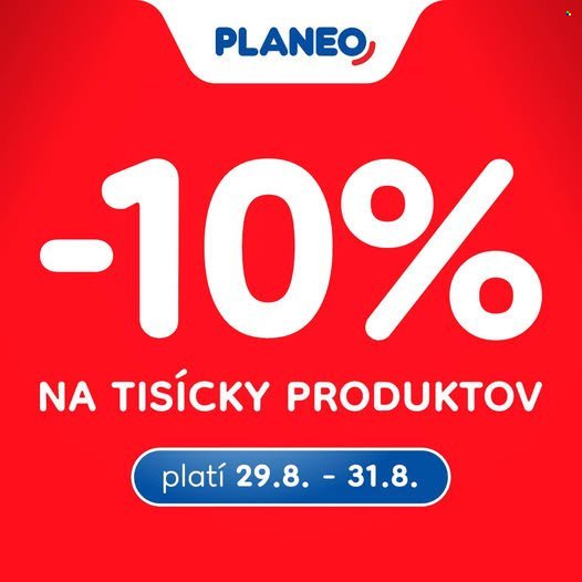 PLANEO ELEKTRO leták - Od piatka 29.8.2025 (2025-08-29 - 2025-08-31) | 1