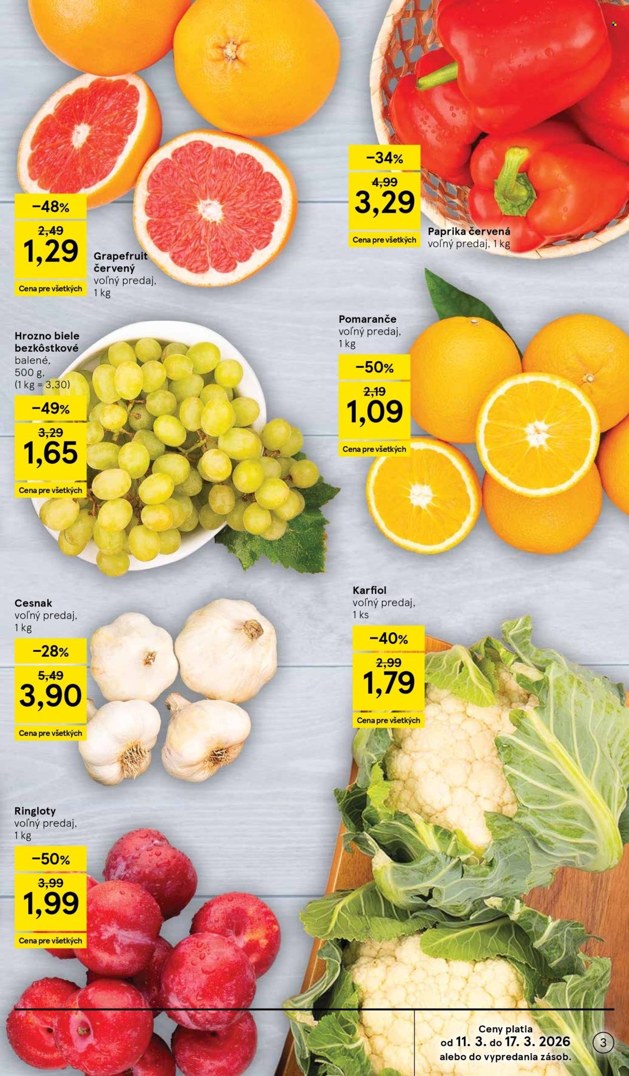 TESCO leták - Od stredy 11.3.2026 (2026-03-11 - 2026-03-17) | 3
