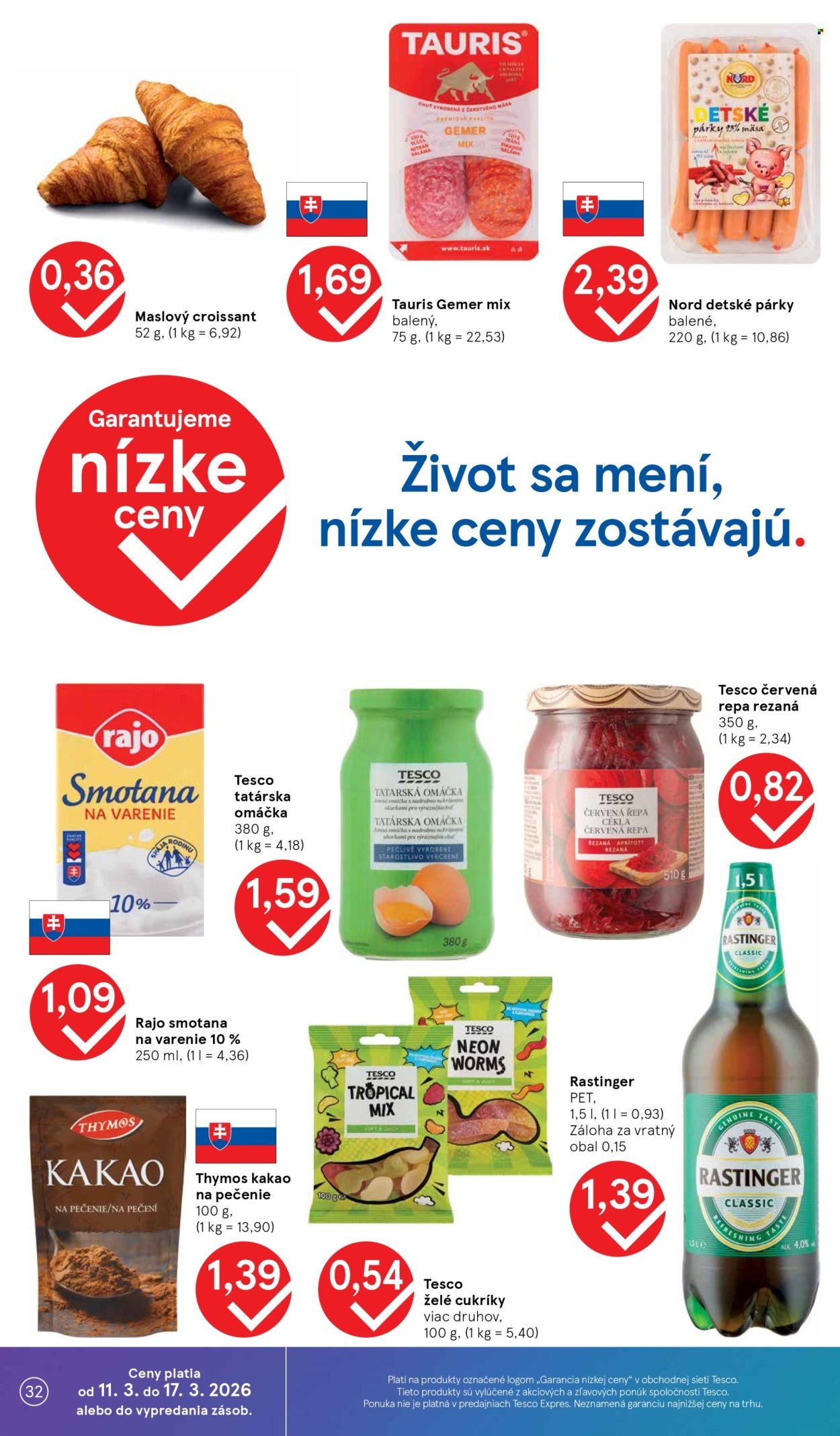 TESCO leták - Od stredy 11.3.2026 (2026-03-11 - 2026-03-17) | 32