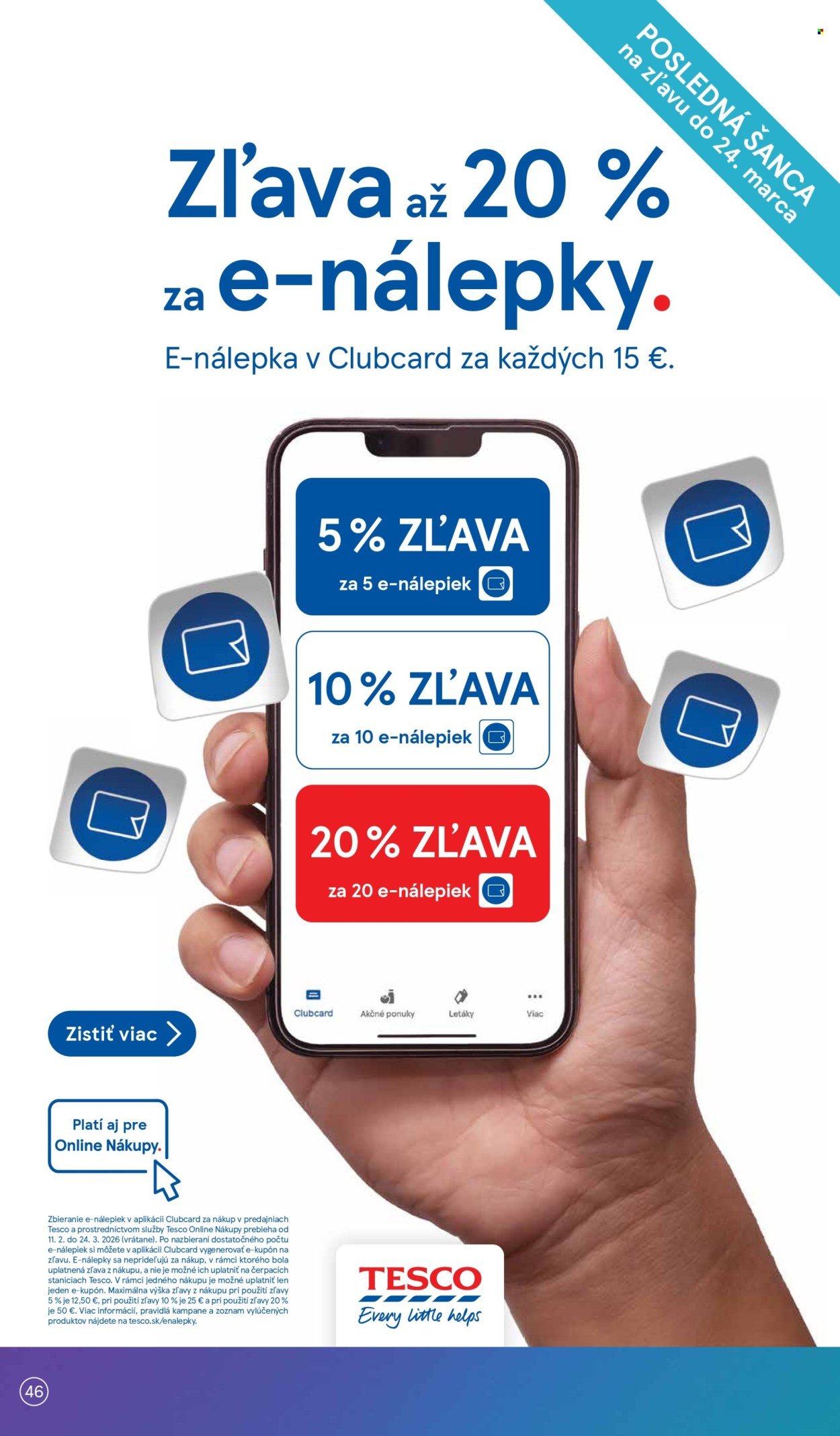 TESCO leták - Od stredy 11.3.2026 (2026-03-11 - 2026-03-17) | 46