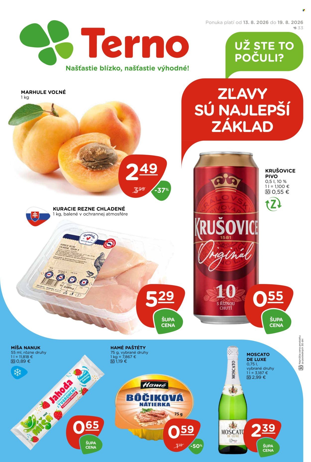 TERNO leták - Od štvrtka 13.8.2026