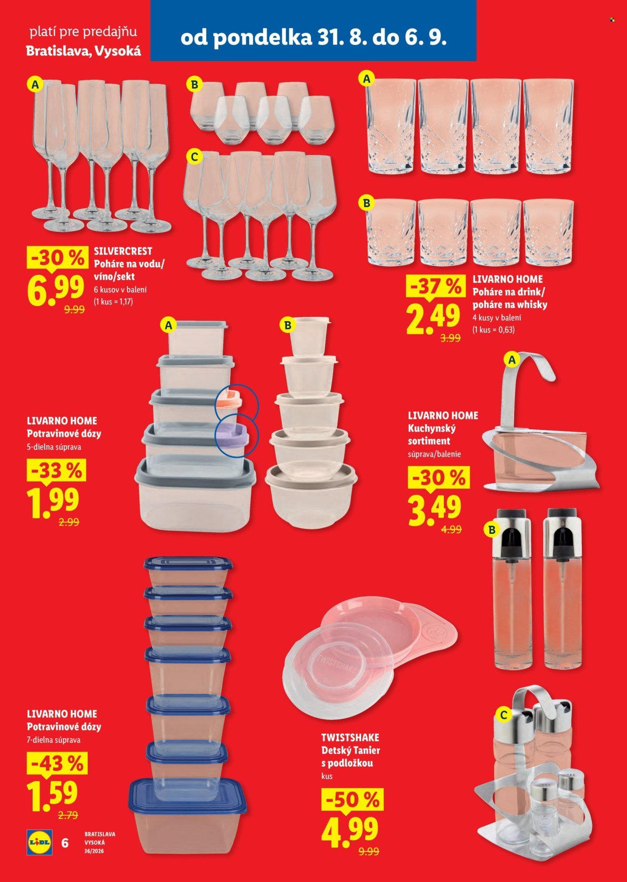 LIDL leták - Nová predajňa Bratislava, Vysoká