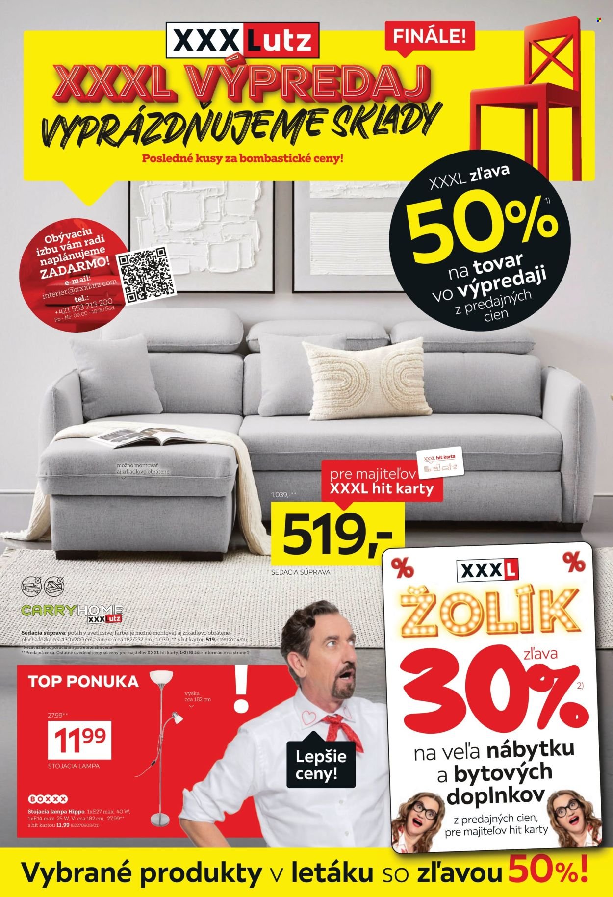 XXXLUTZ leták - Posledné dni XXXL výpredaja! (2026-01-19 - 2026-02-01) | 1