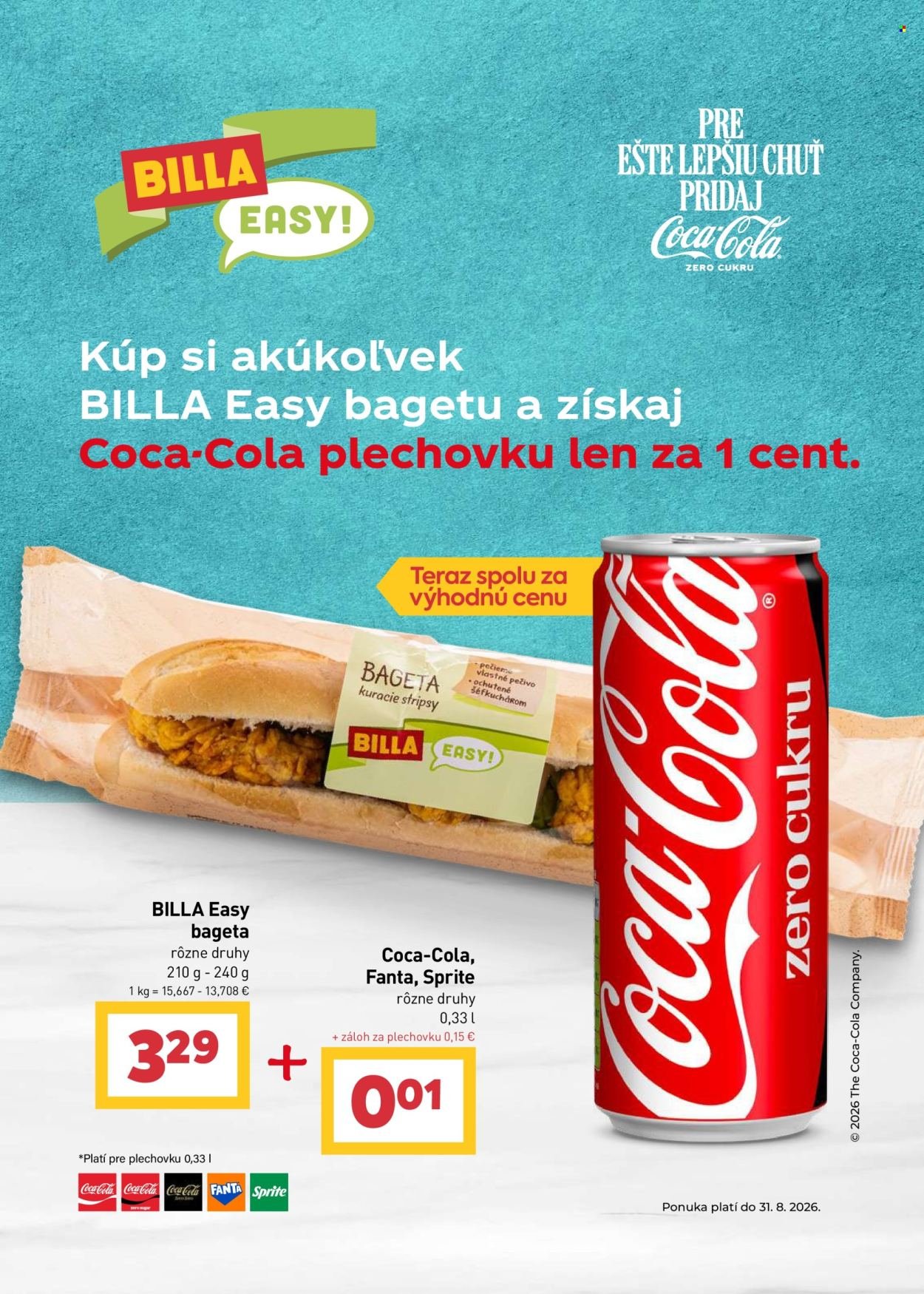 BILLA leták - Od stredy 29.7.2026