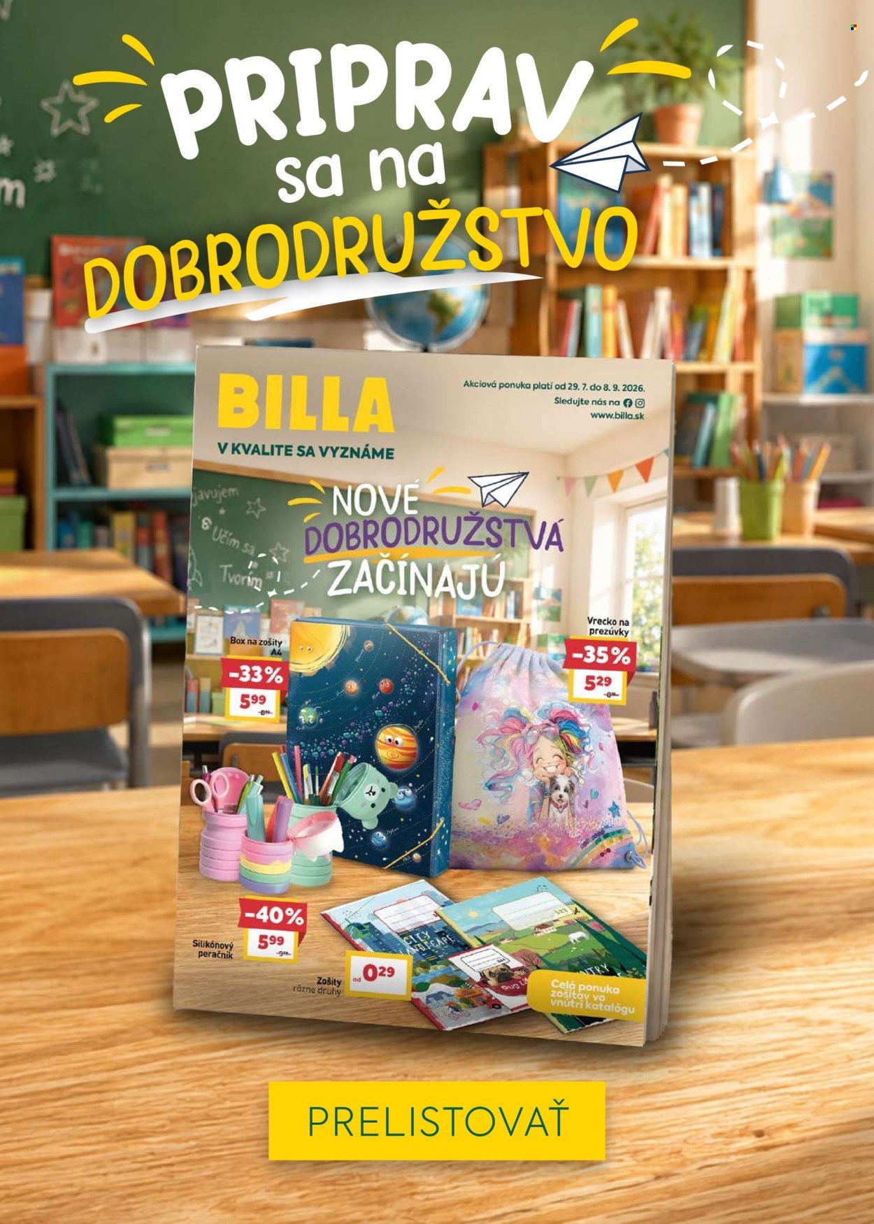BILLA leták - Od stredy 29.7.2026