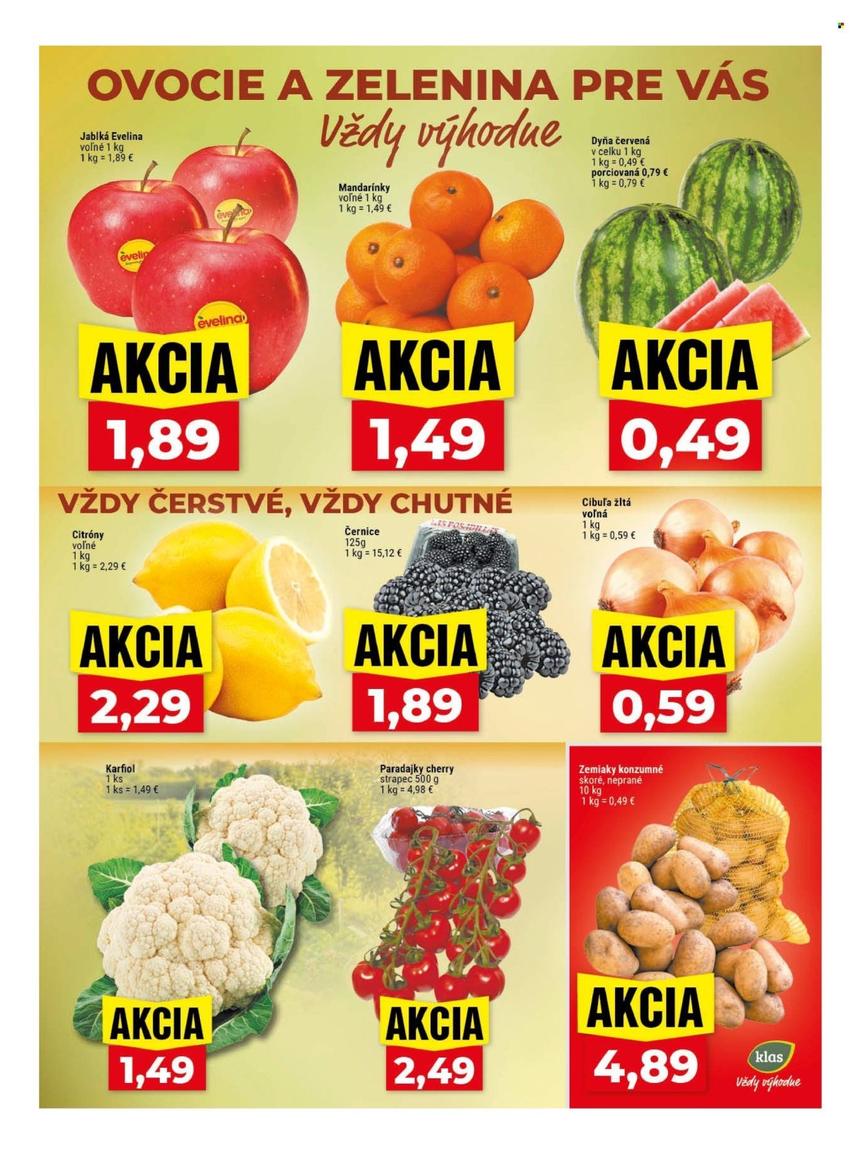 KLAS leták - Od pondelka 3.8.2026