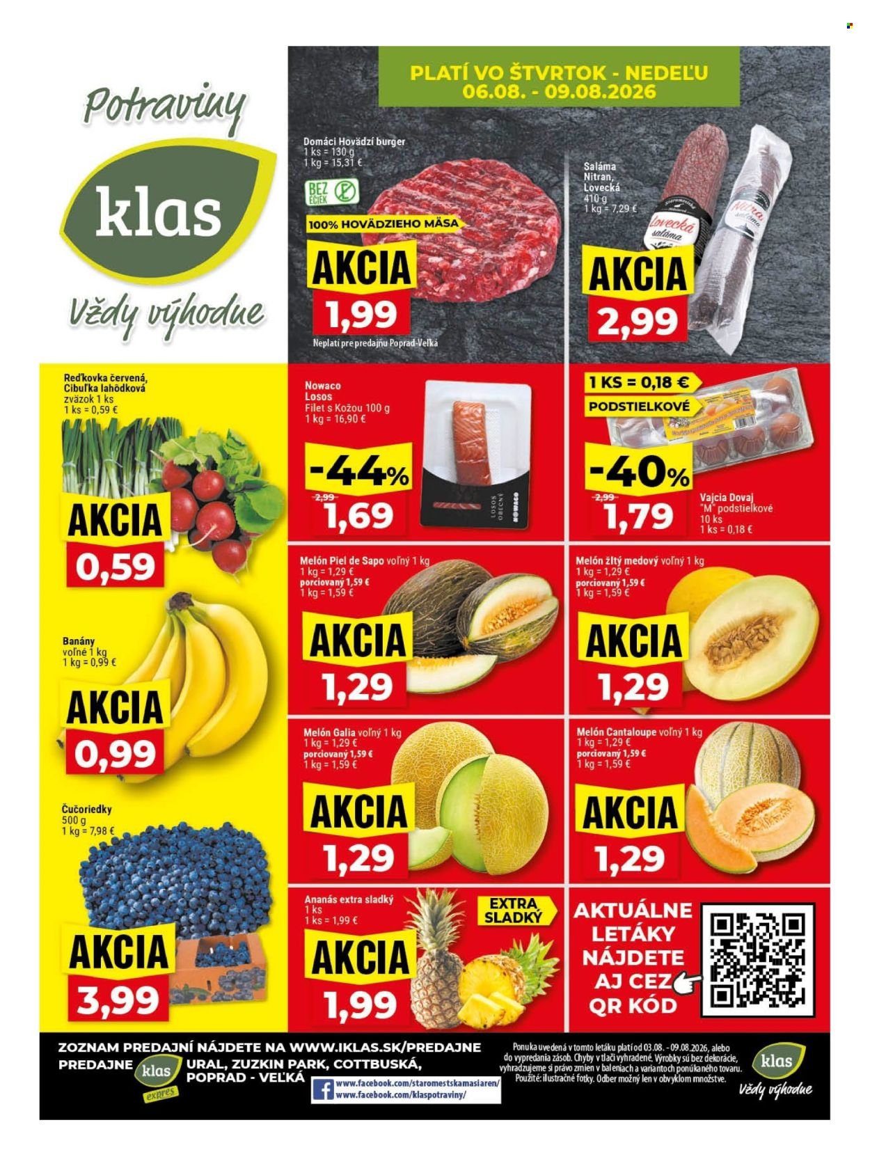 KLAS leták - Od pondelka 3.8.2026