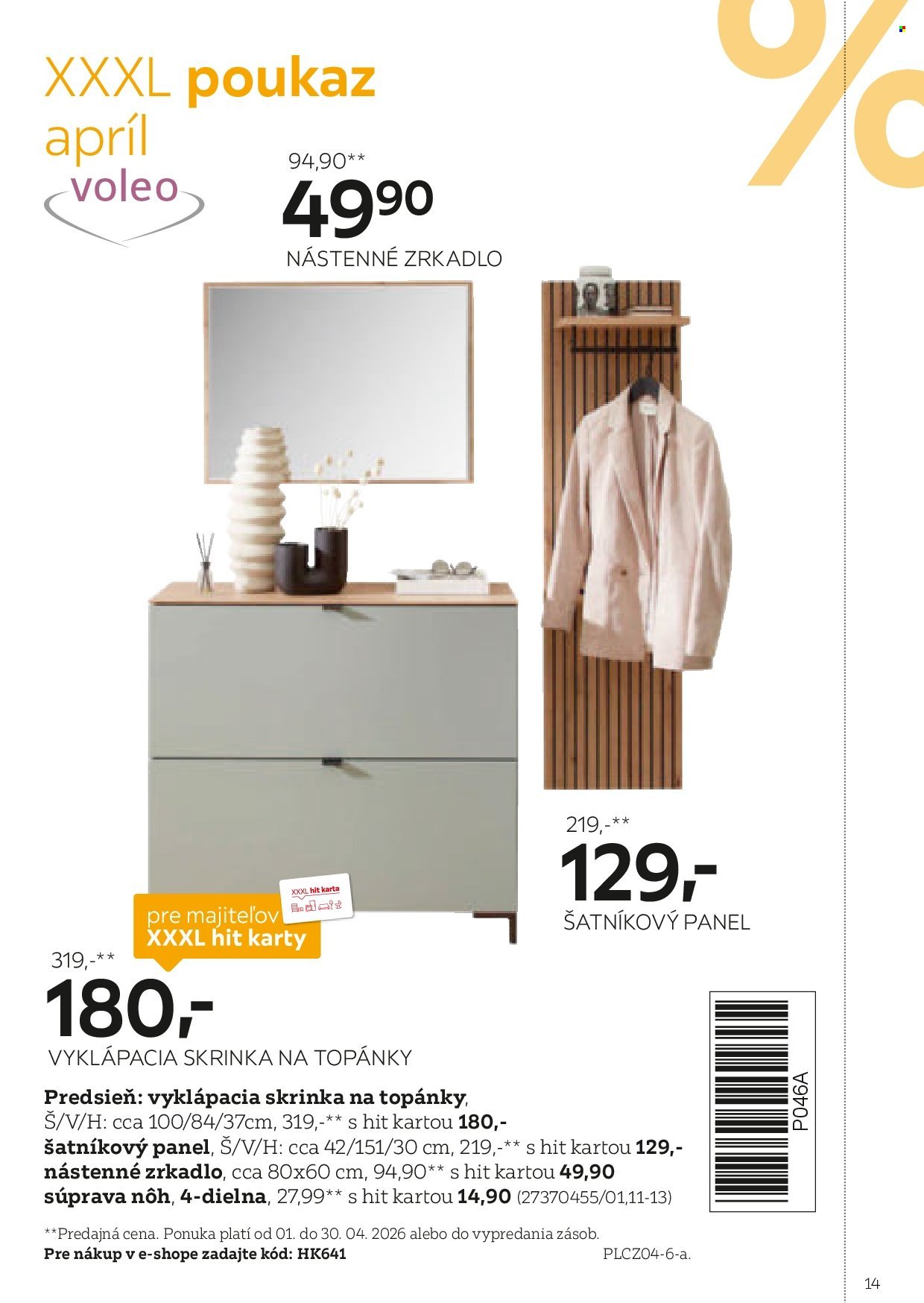 XXXLUTZ leták - Byť verným zákazníkom sa naozaj oplatí (2026-02-01 - 2026-07-31) | 14