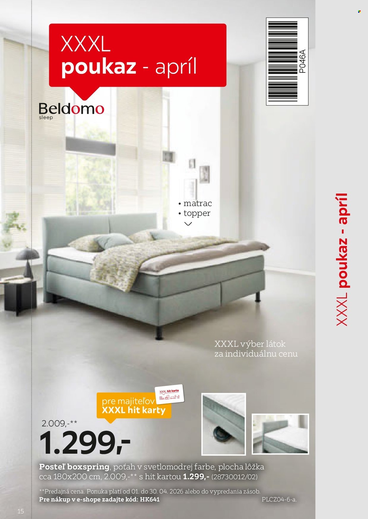 XXXLUTZ leták - Byť verným zákazníkom sa naozaj oplatí (2026-02-01 - 2026-07-31) | 15