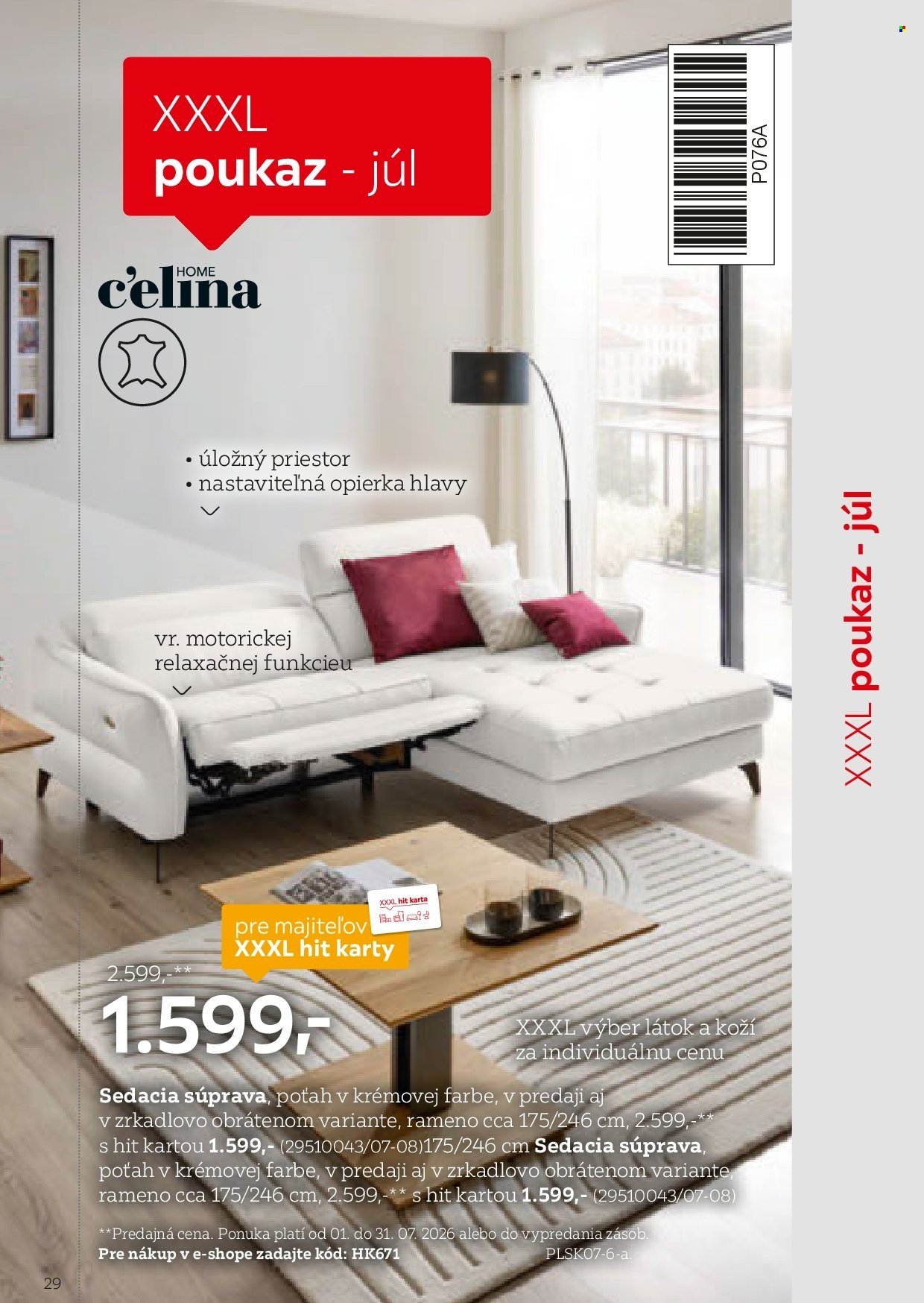 XXXLUTZ leták - Byť verným zákazníkom sa naozaj oplatí (2026-02-01 - 2026-07-31) | 29