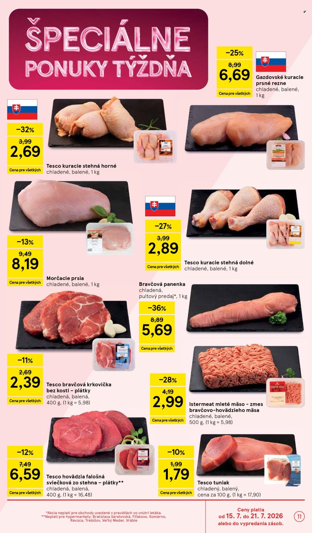 TESCO leták - Od stredy 15.7.2026