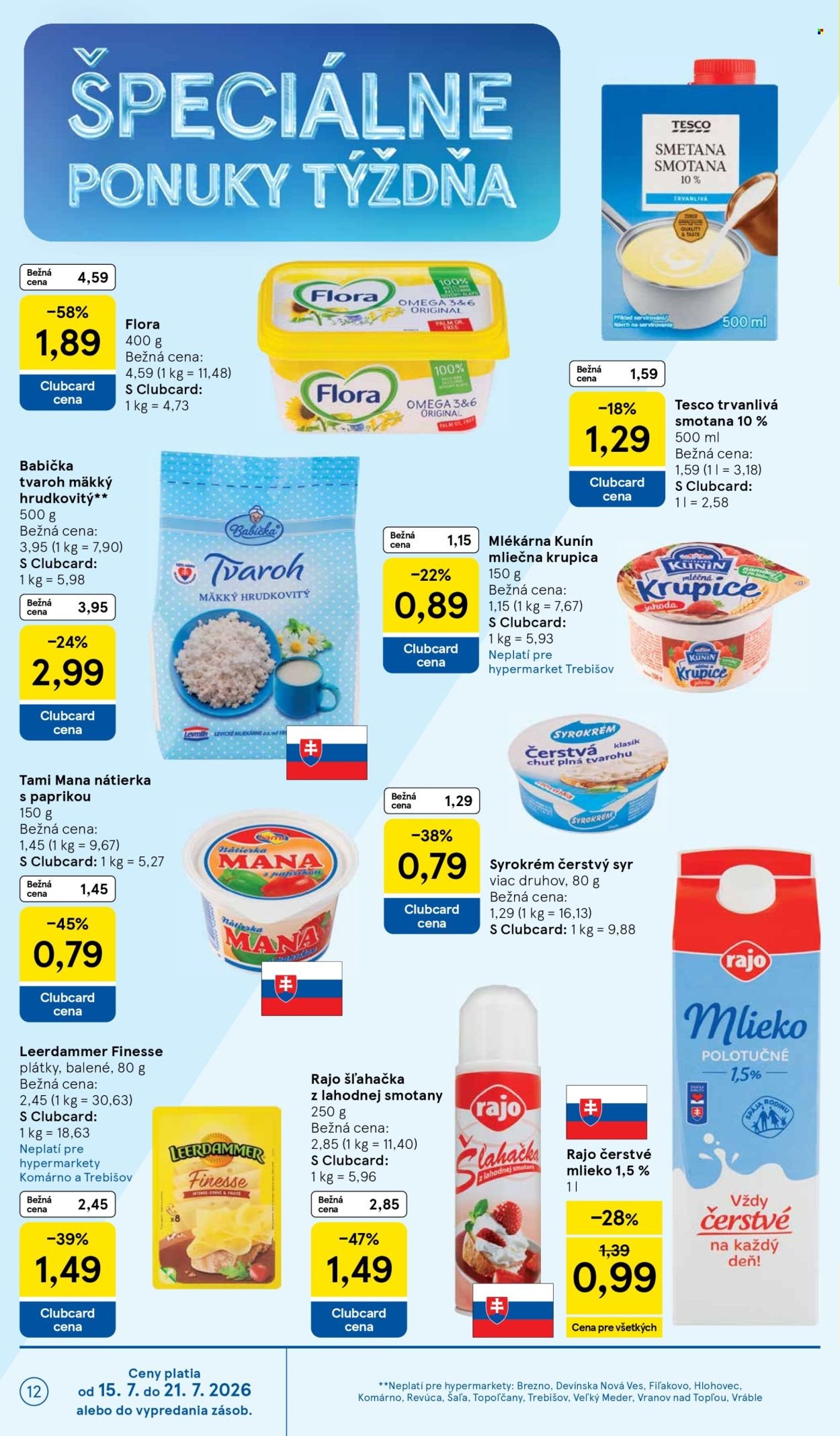 TESCO leták - Od stredy 15.7.2026