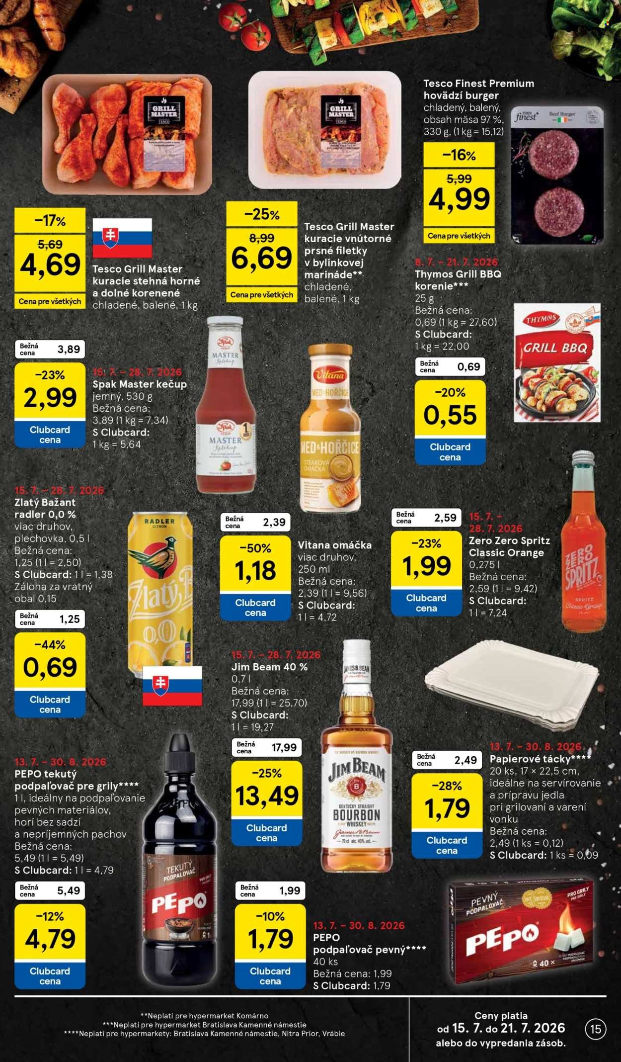 TESCO leták - Od stredy 15.7.2026
