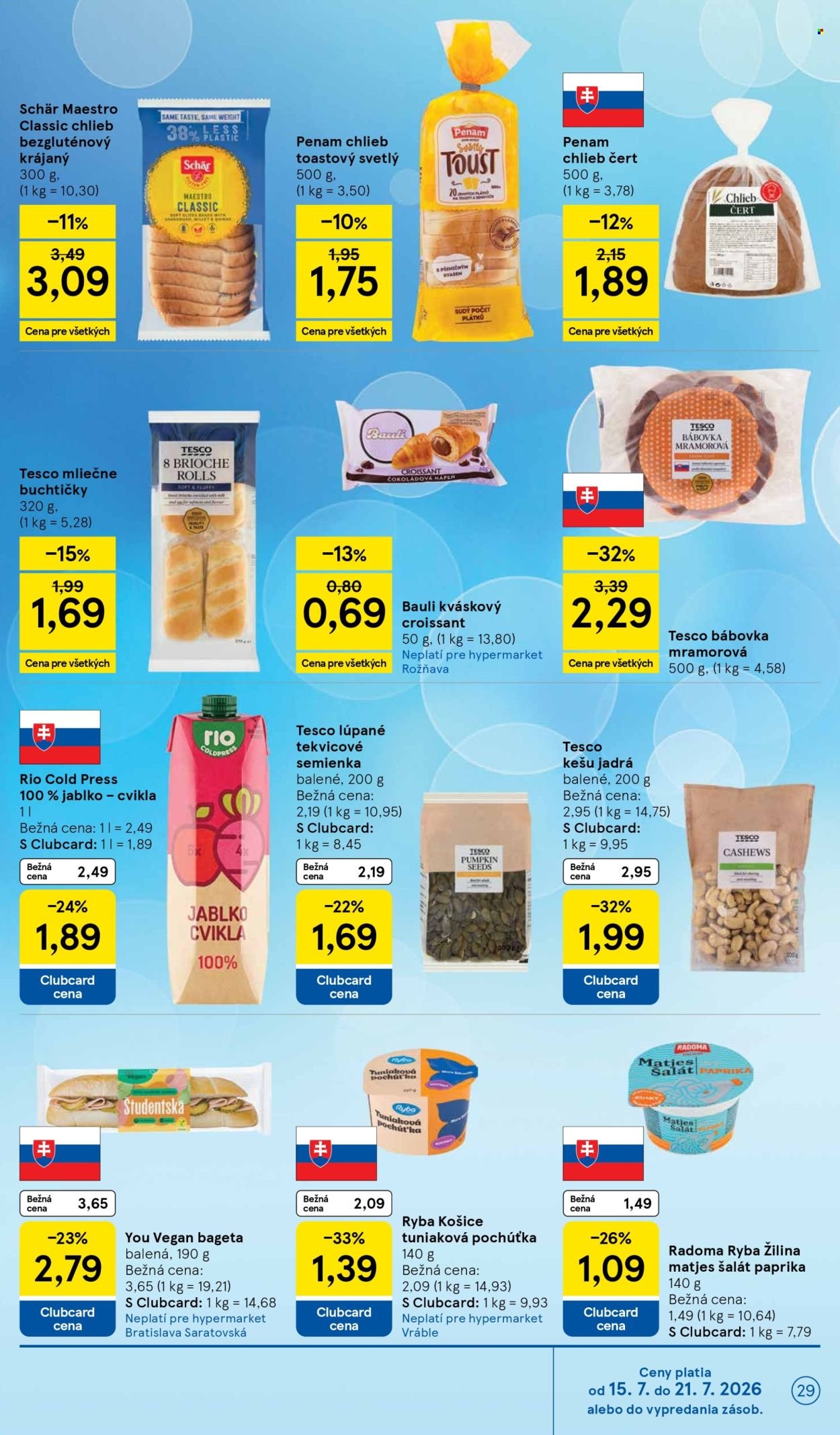 TESCO leták - Od stredy 15.7.2026