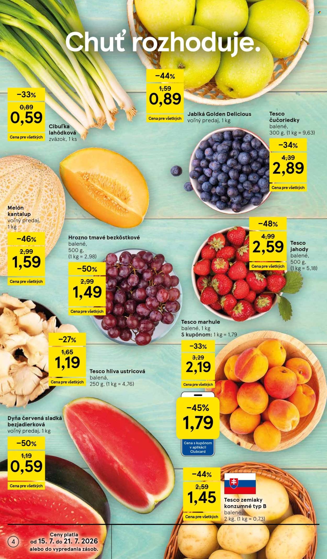 TESCO leták - Od stredy 15.7.2026