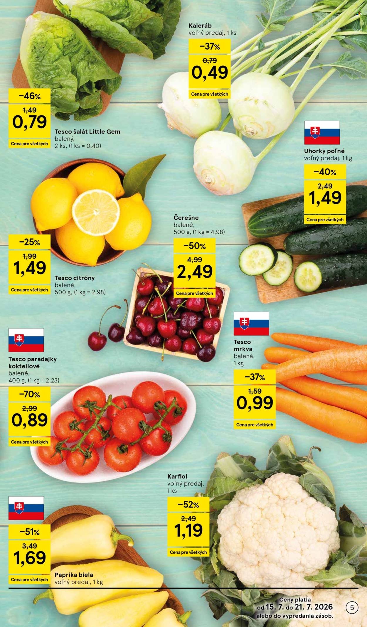 TESCO leták - Od stredy 15.7.2026