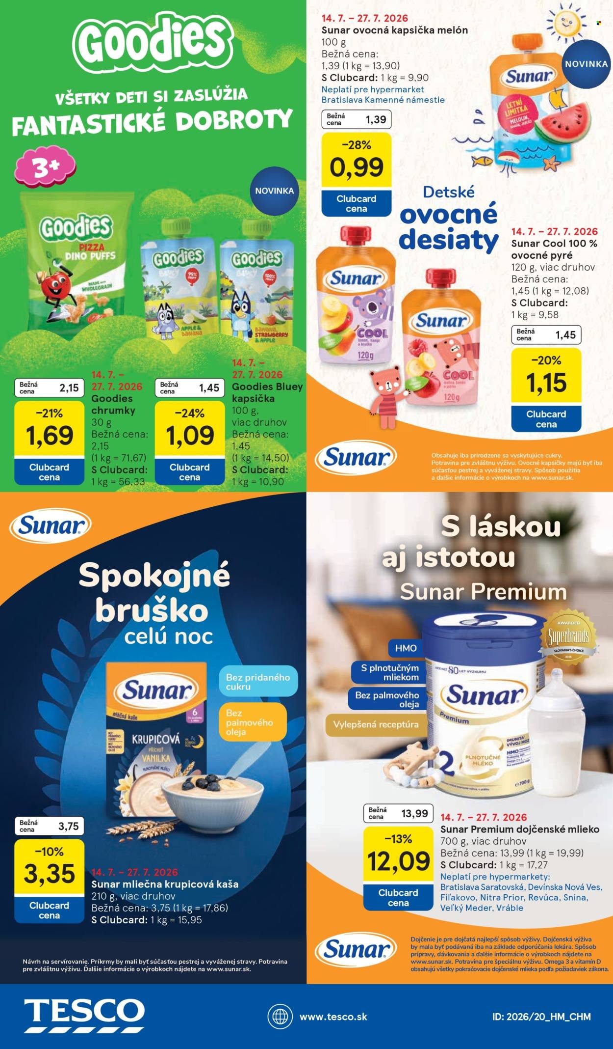 TESCO leták - Od stredy 15.7.2026