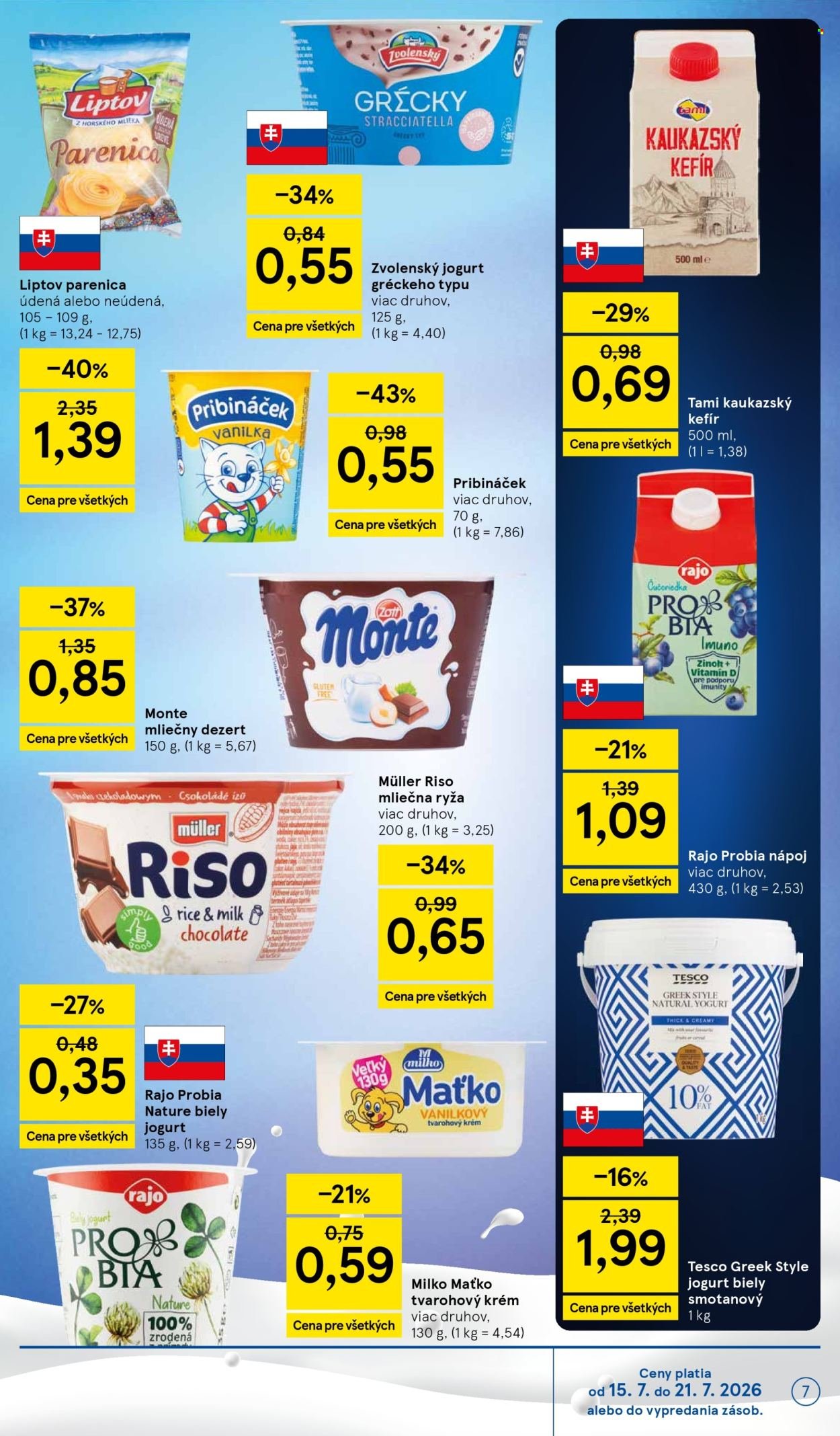 TESCO leták - Od stredy 15.7.2026