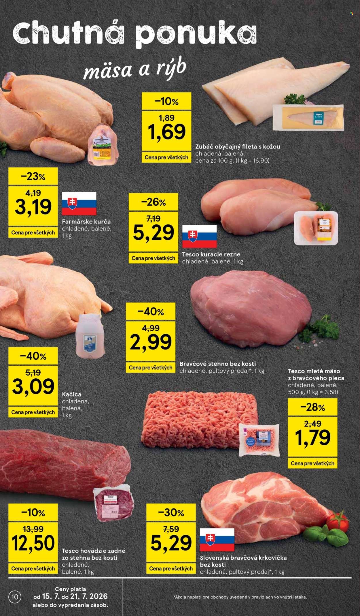 TESCO leták - Od stredy 15.7.2026