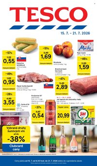 TESCO leták - Od stredy 15.7.2026