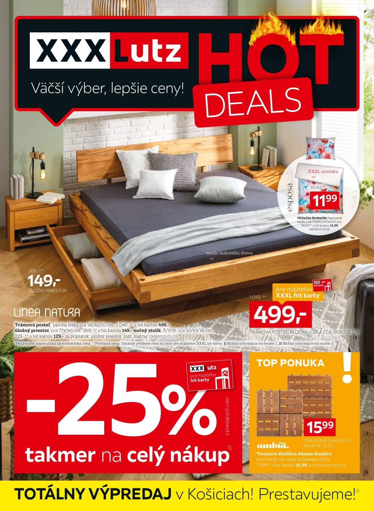 XXXLUTZ leták - Zľava 25 % takmer na všetko