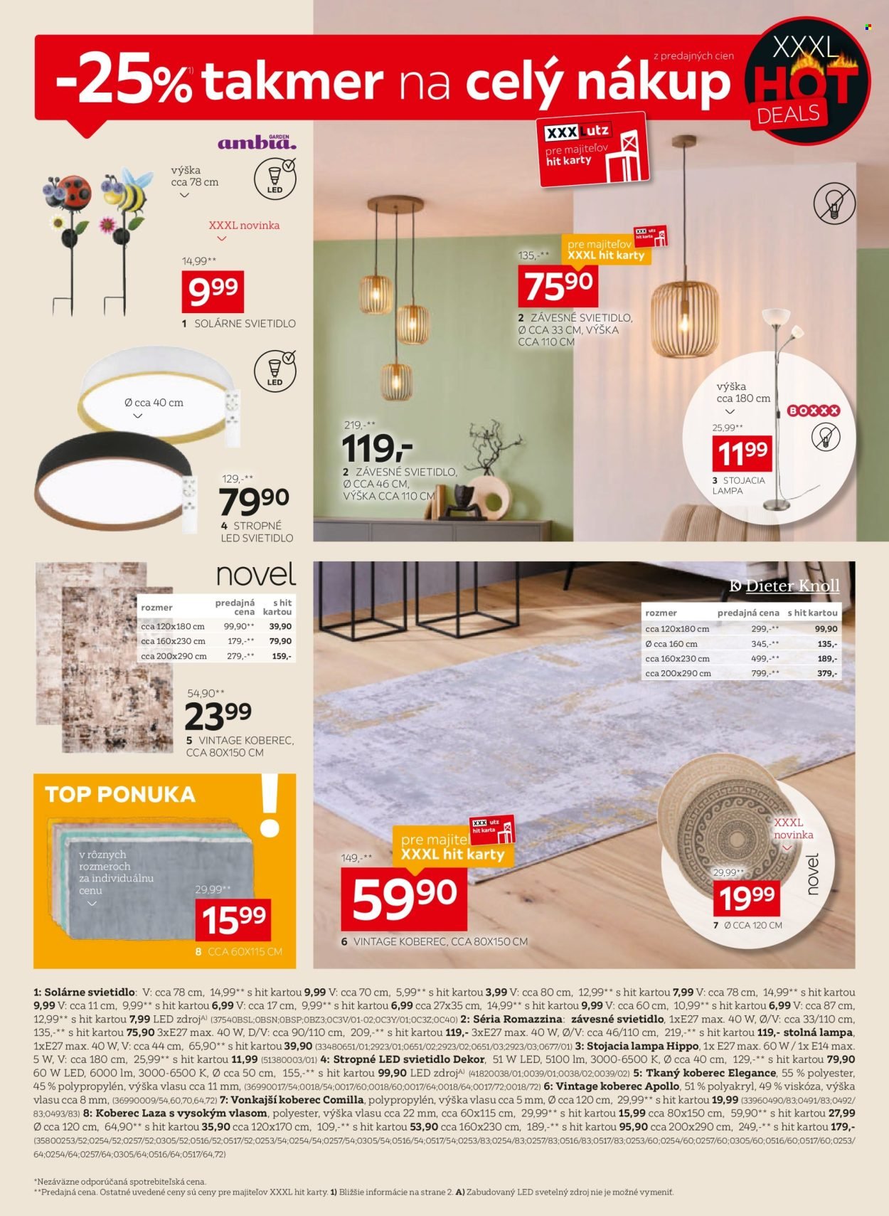 XXXLUTZ leták - Zľava 25 % takmer na všetko