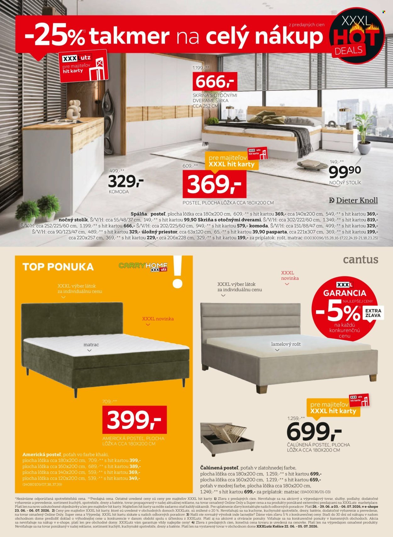 XXXLUTZ leták - Zľava 25 % takmer na všetko