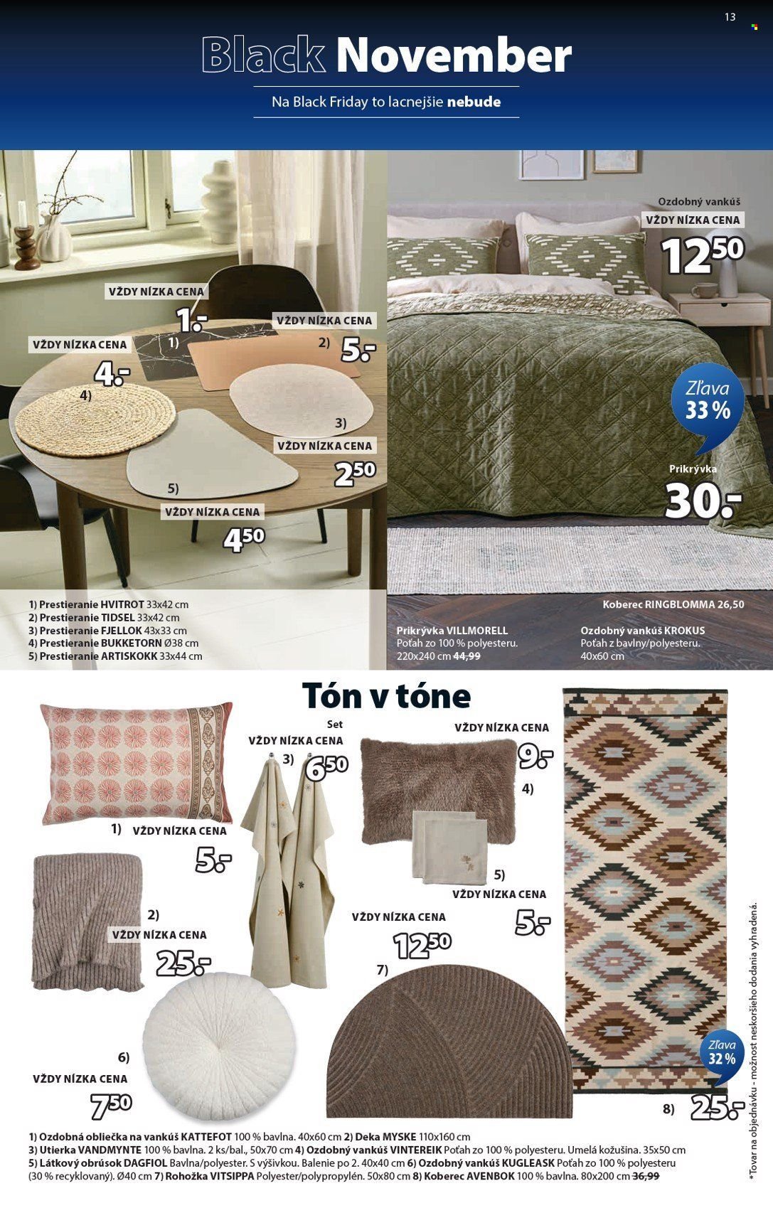JYSK leták - Od pondelka 3.11.2025 (2025-11-03 - 2025-11-23) | 14