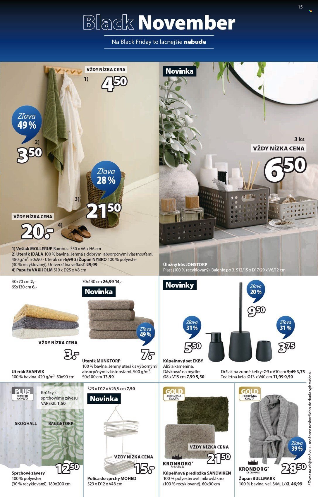 JYSK leták - Od pondelka 3.11.2025 (2025-11-03 - 2025-11-23) | 16
