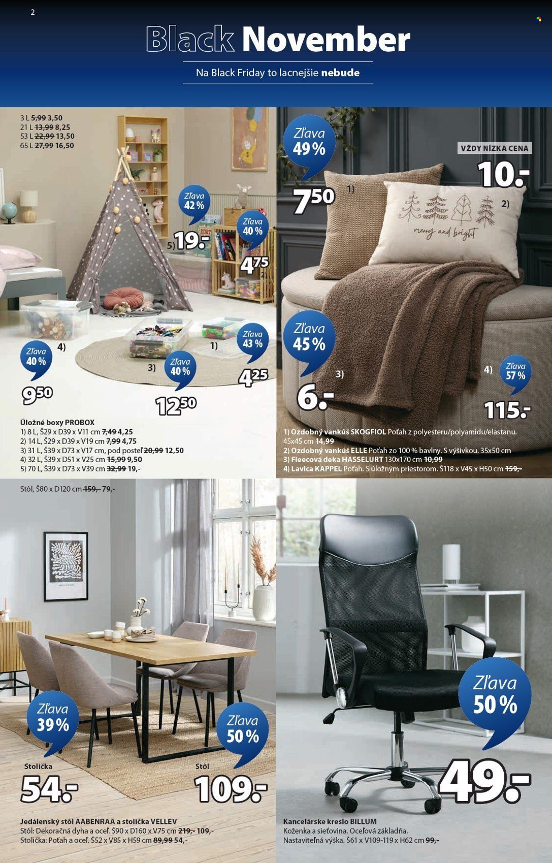 JYSK leták - Od pondelka 3.11.2025 (2025-11-03 - 2025-11-23) | 3