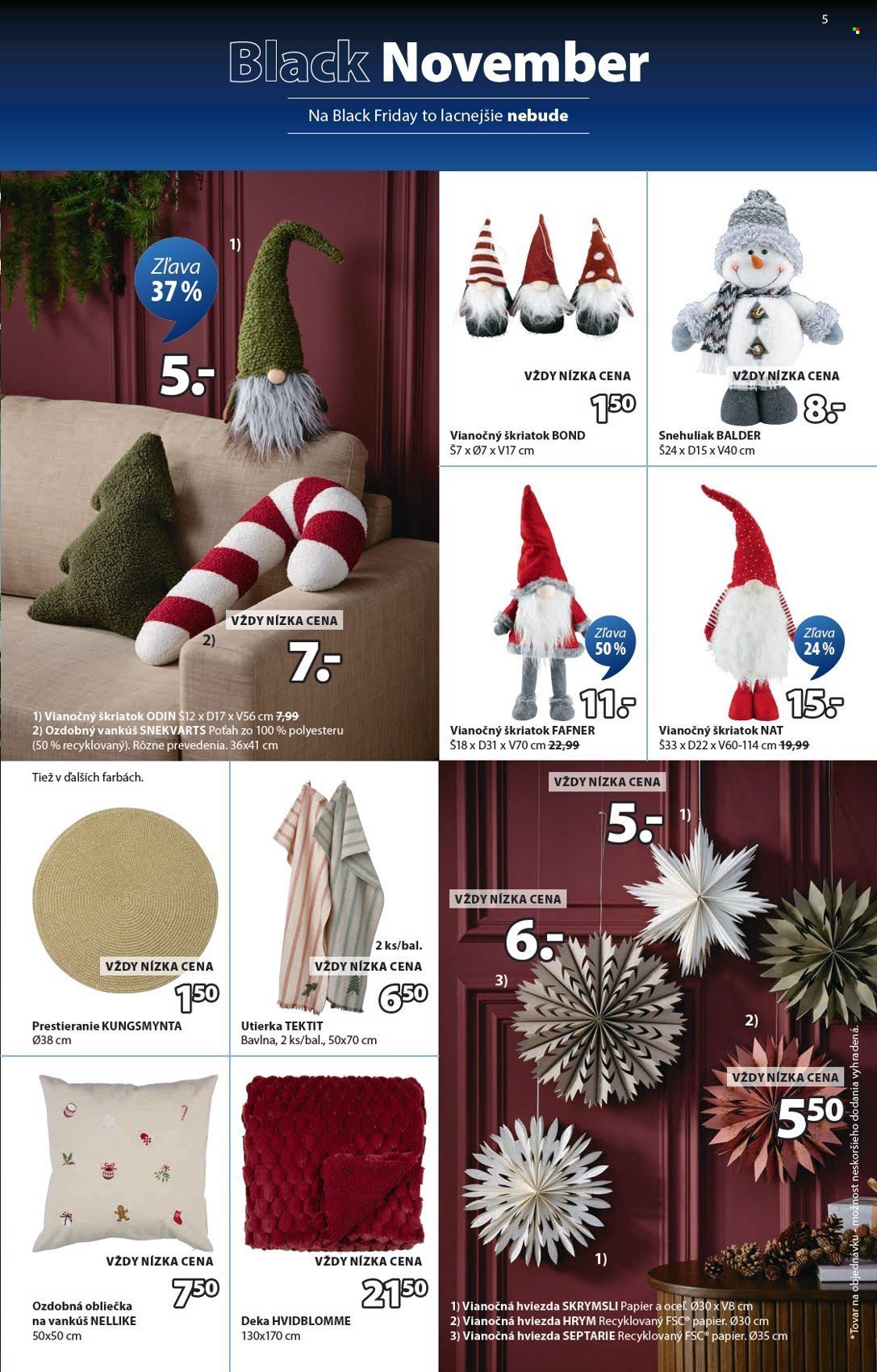 JYSK leták - Od pondelka 3.11.2025 (2025-11-03 - 2025-11-23) | 6