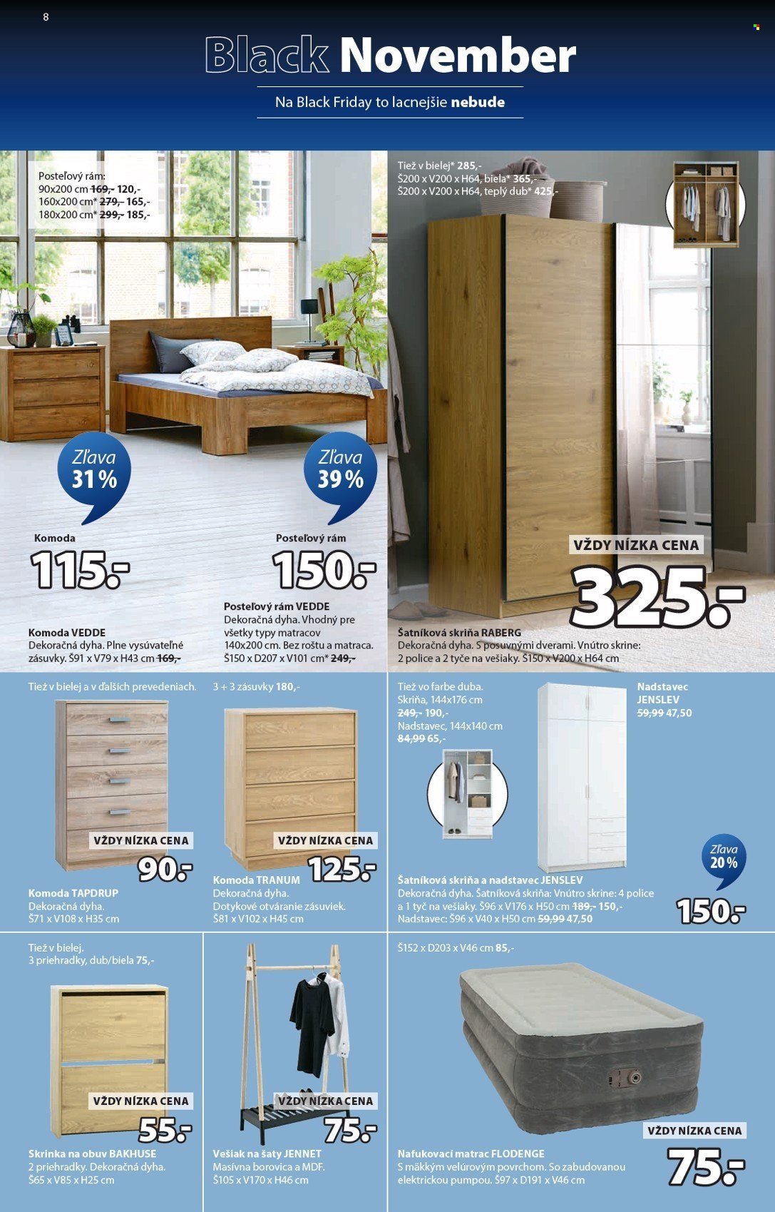 JYSK leták - Od pondelka 3.11.2025 (2025-11-03 - 2025-11-23) | 9