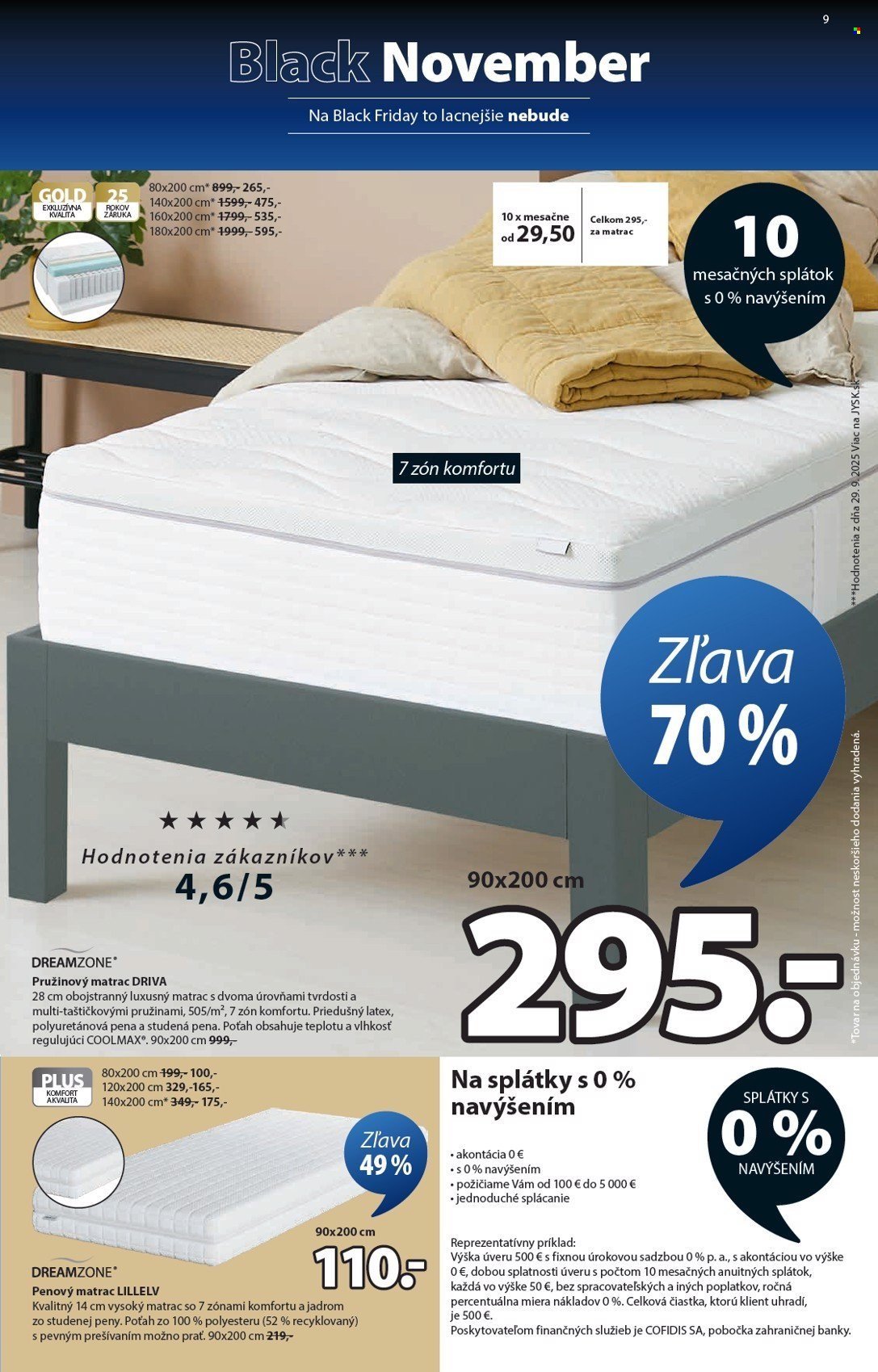 JYSK leták - Od pondelka 3.11.2025 (2025-11-03 - 2025-11-23) | 10