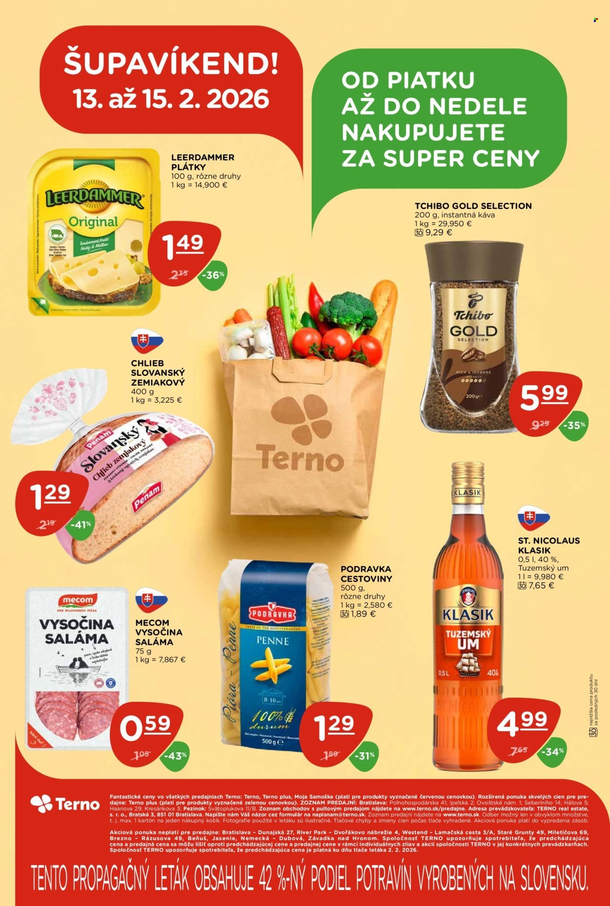 TERNO leták - Od štvrtka 12.2.2026 (2026-02-12 - 2026-02-18) | 18