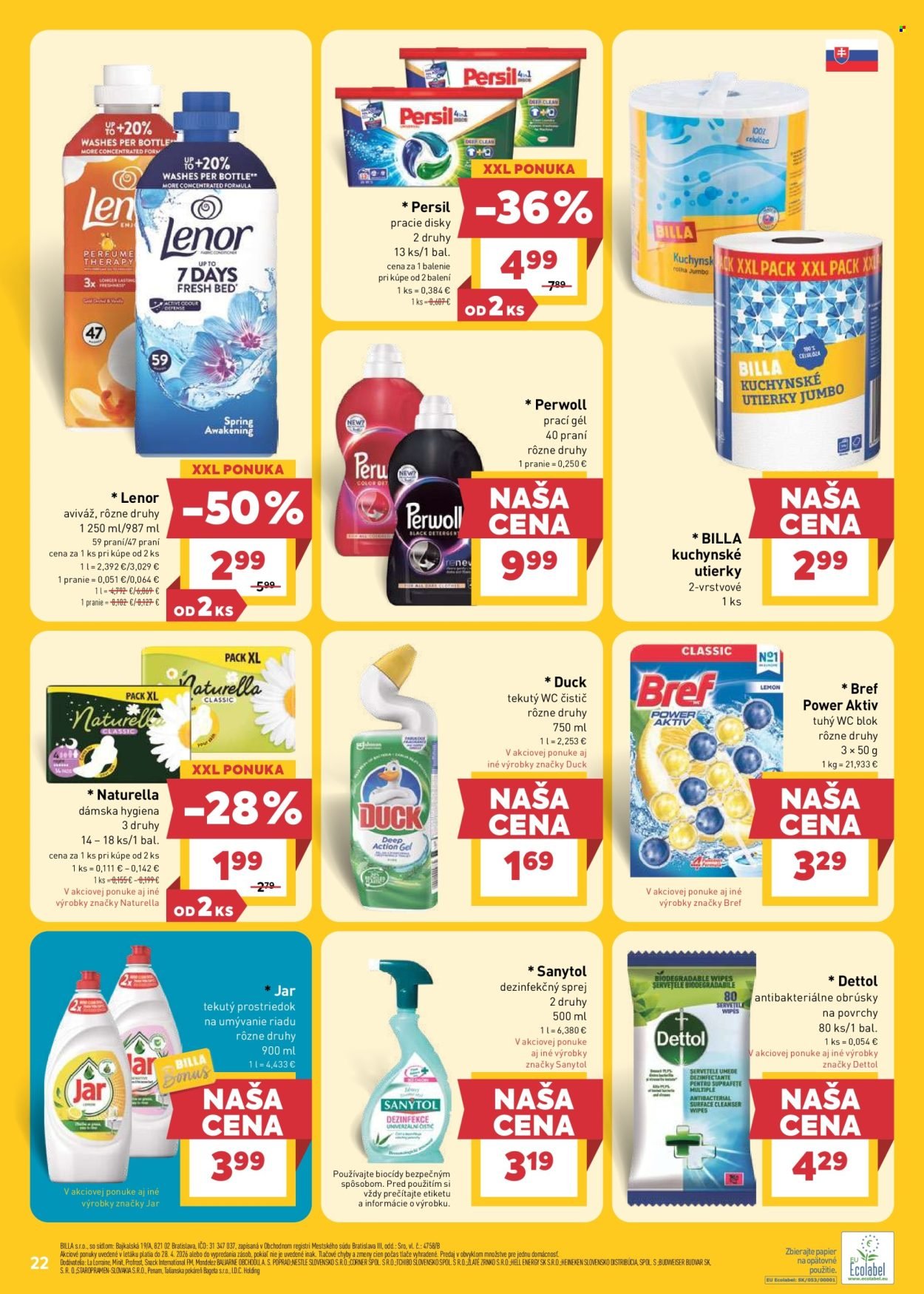 BILLA leták - Od stredy 22.4.2026 (2026-04-22 - 2026-04-28) | 22