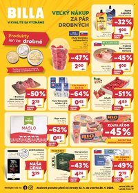 BILLA leták - Od stredy 22.4.2026 (2026-04-22 - 2026-04-28)