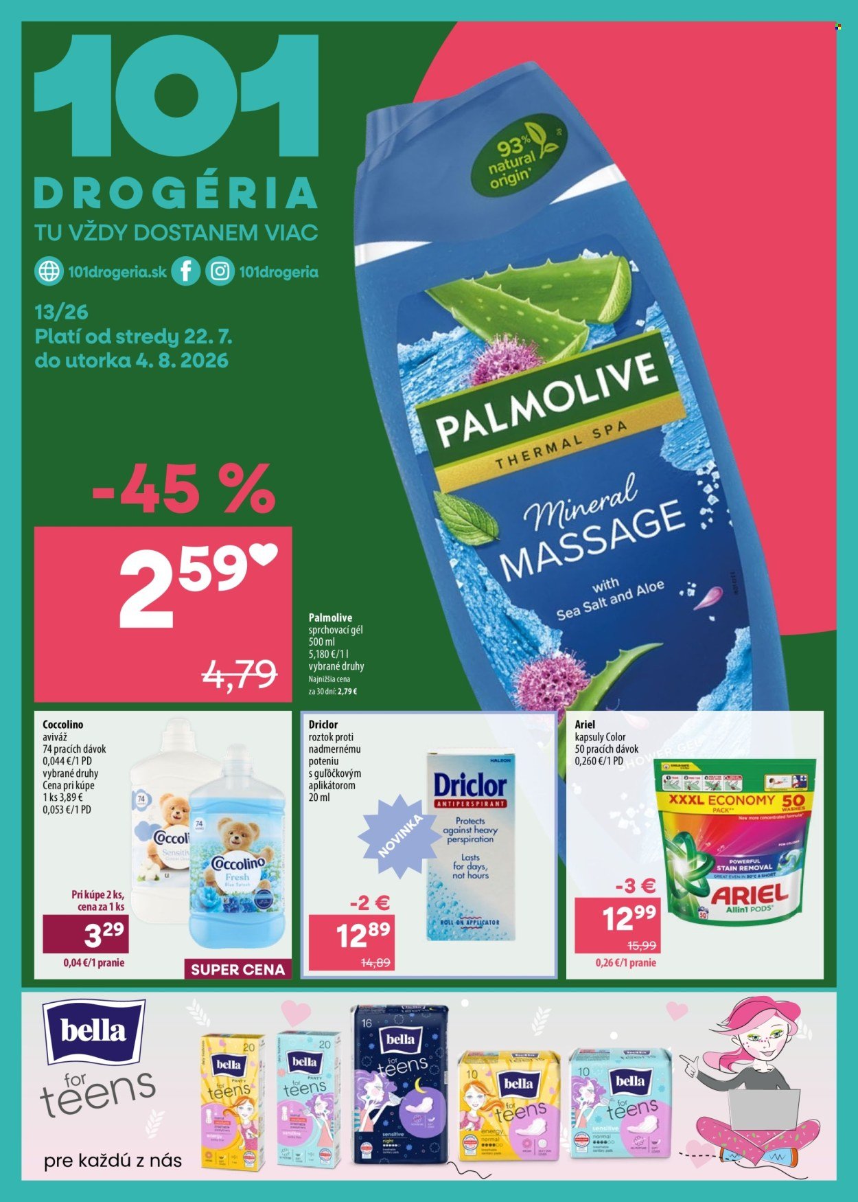 101 DROGERIE leták - Od stredy 22.7.2026
