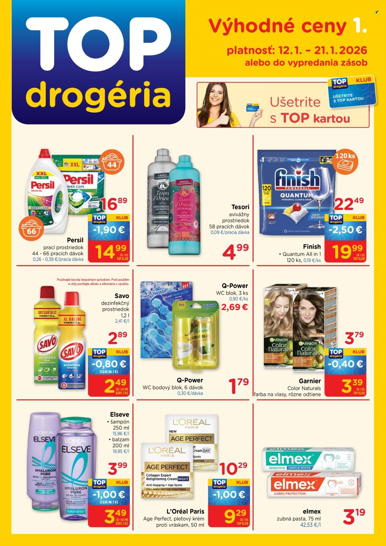 TOP DROGÉRIA leták - Od pondelka 12.1.2026 (2026-01-12 - 2026-01-21) | 1