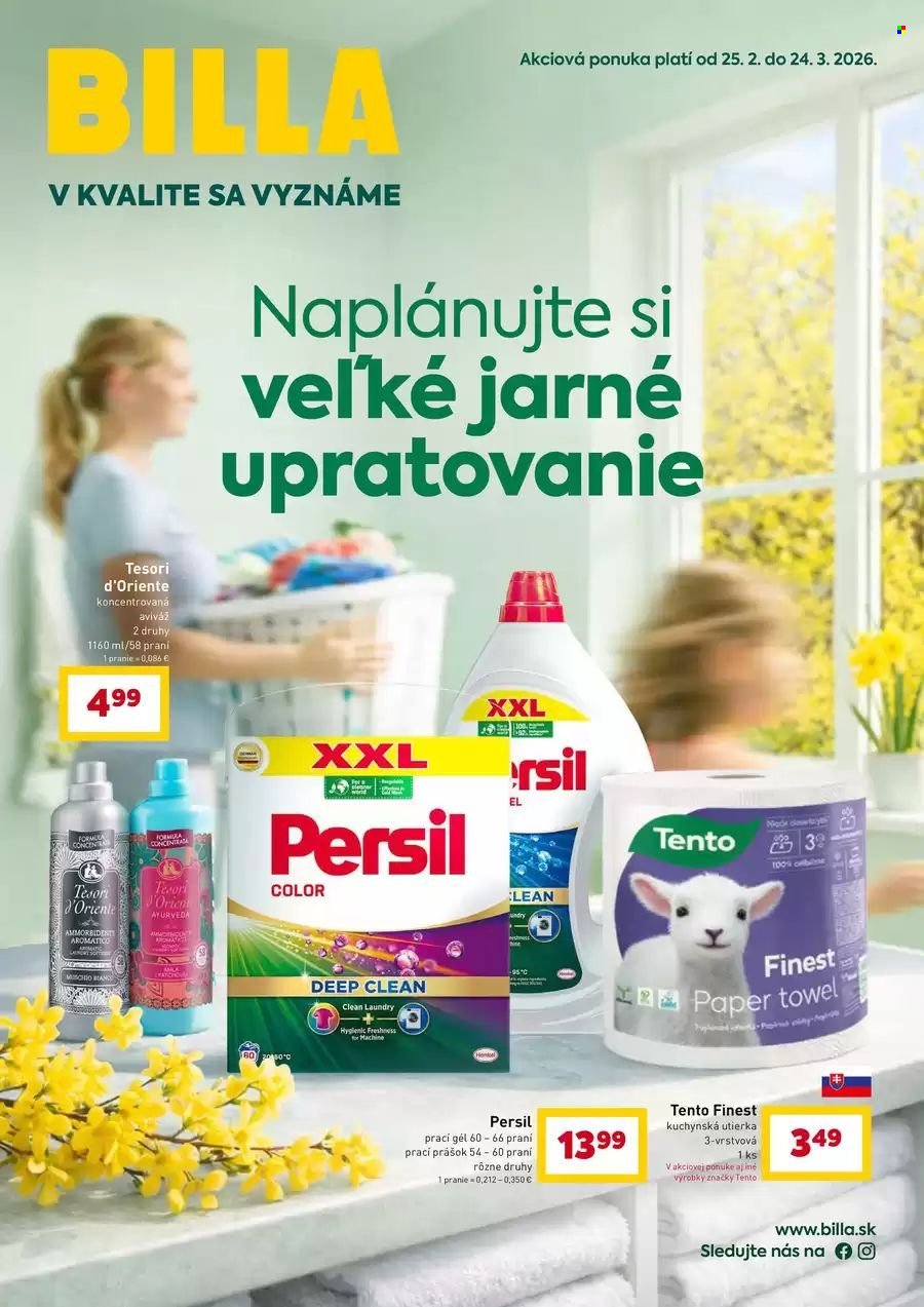 BILLA leták - Jarné upratovanie katalóg (2026-02-25 - 2026-03-24) | 1