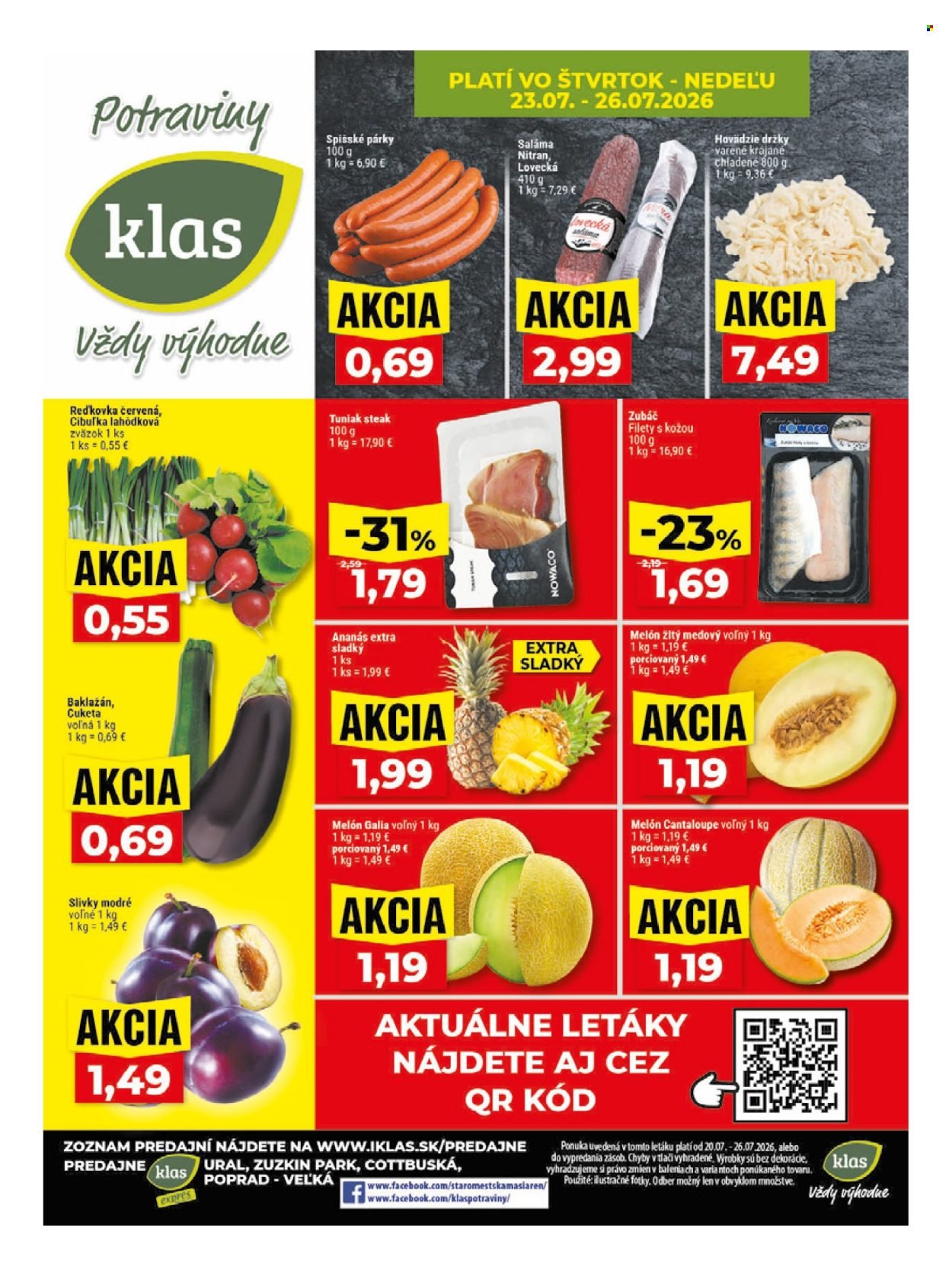 KLAS leták - Od pondelka 20.7.2026