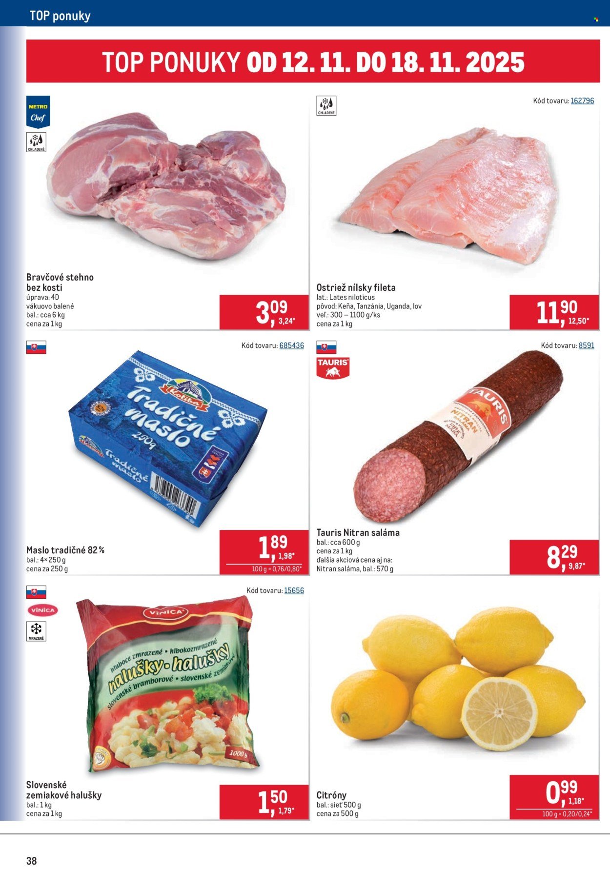 METRO leták - Gastronómia (2025-11-05 - 2025-11-18) | 38