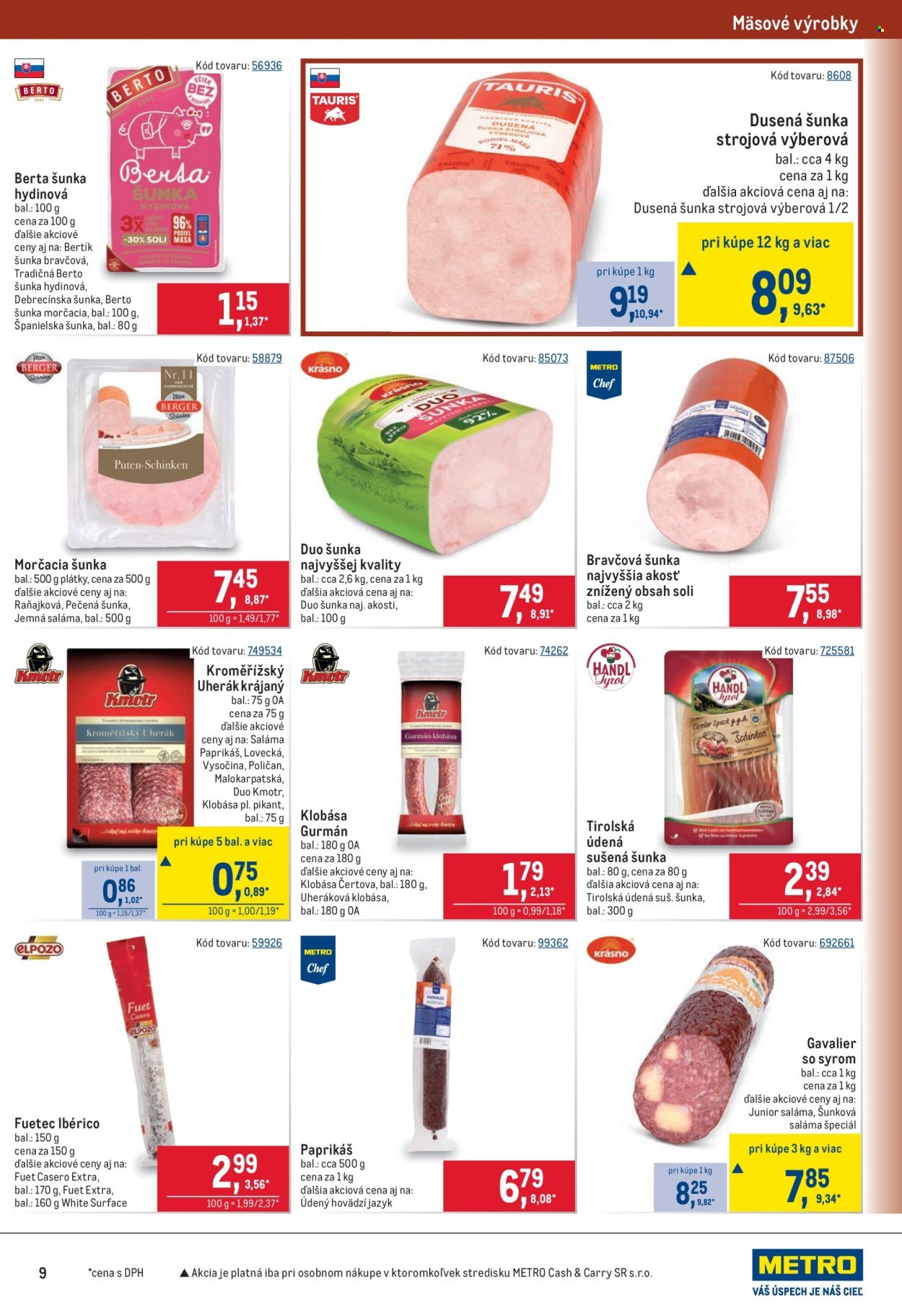 METRO leták - Gastronómia (2025-11-05 - 2025-11-18) | 9